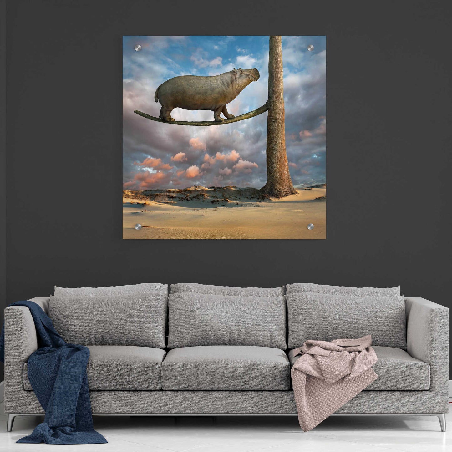 Epic Art 'Equilibrium' by Dariusz Klimczak Acrylic Glass Wall Art,36x36