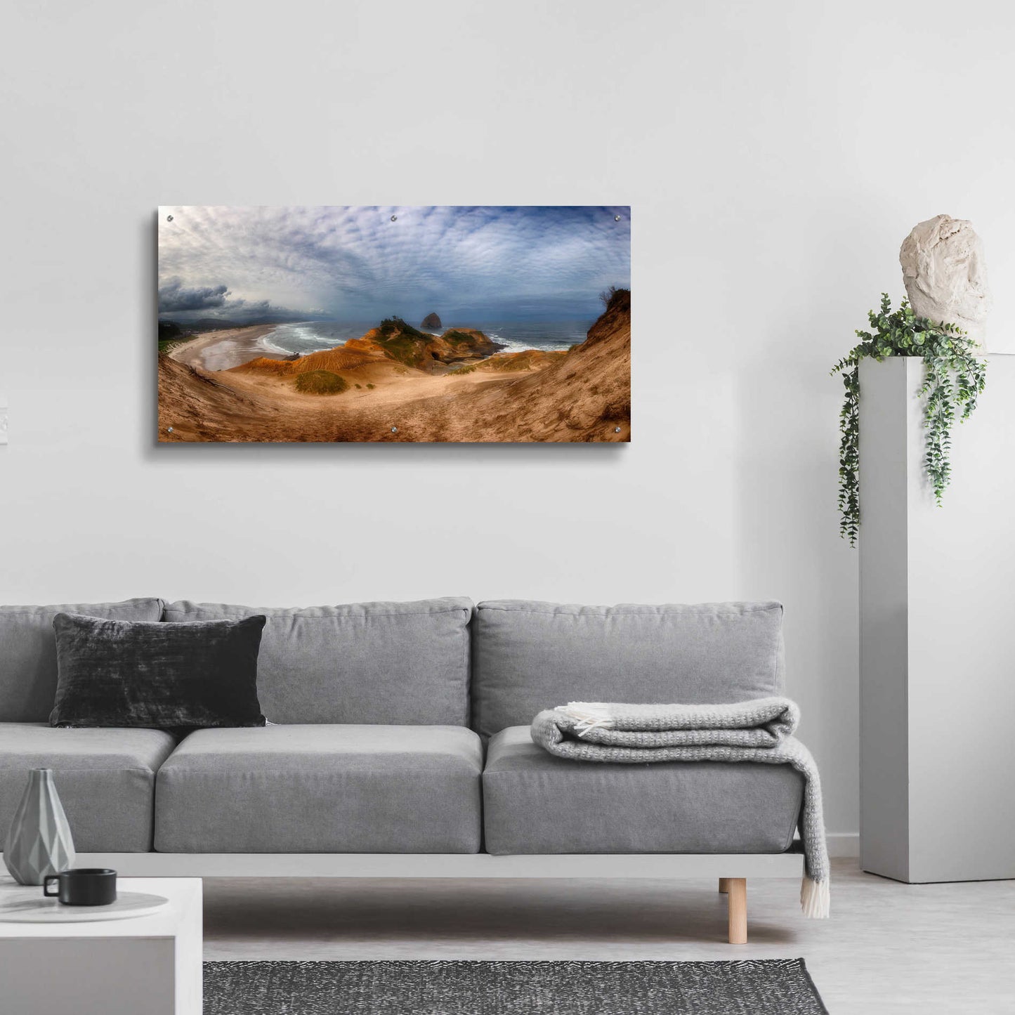 Epic Art 'Kiwanda' by Darren White, Acrylic Glass Wall Art,48x24