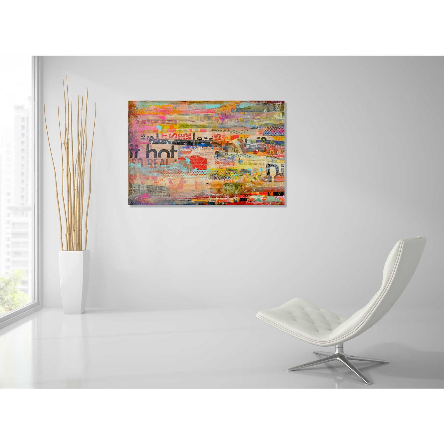 Epic Art 'Metro Mix I' by Erin Ashley, Acrylic Wall Art,36x24