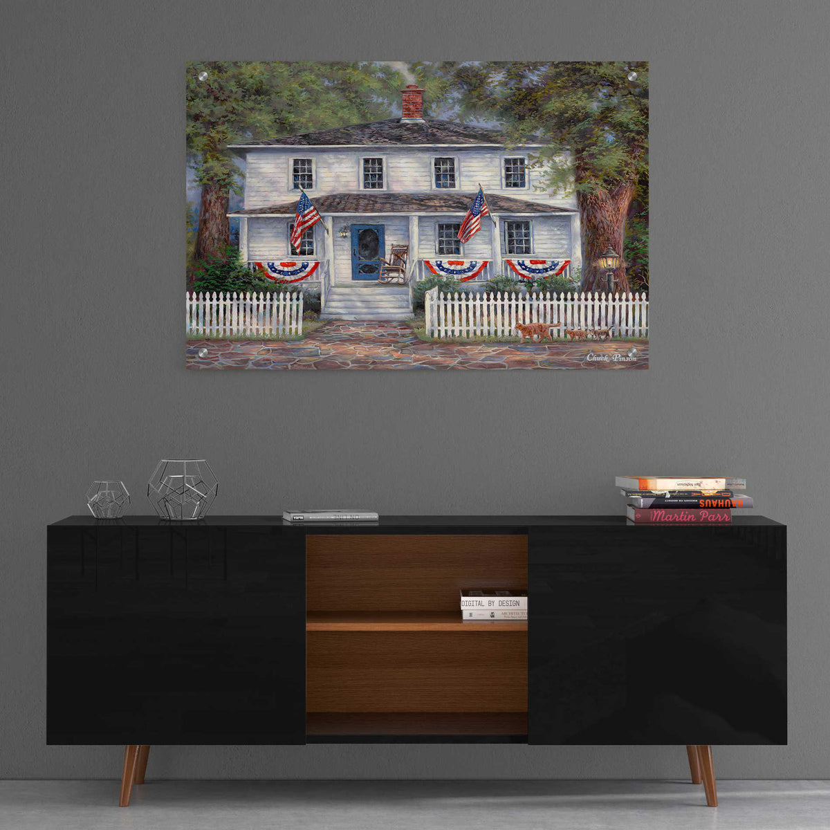 Epic Art 'American Roots' by Chuck Pinson, Acrylic Glass Wall Art,36x24