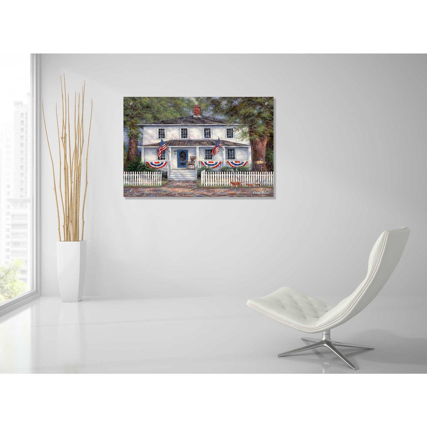 Epic Art 'American Roots' by Chuck Pinson, Acrylic Glass Wall Art,36x24