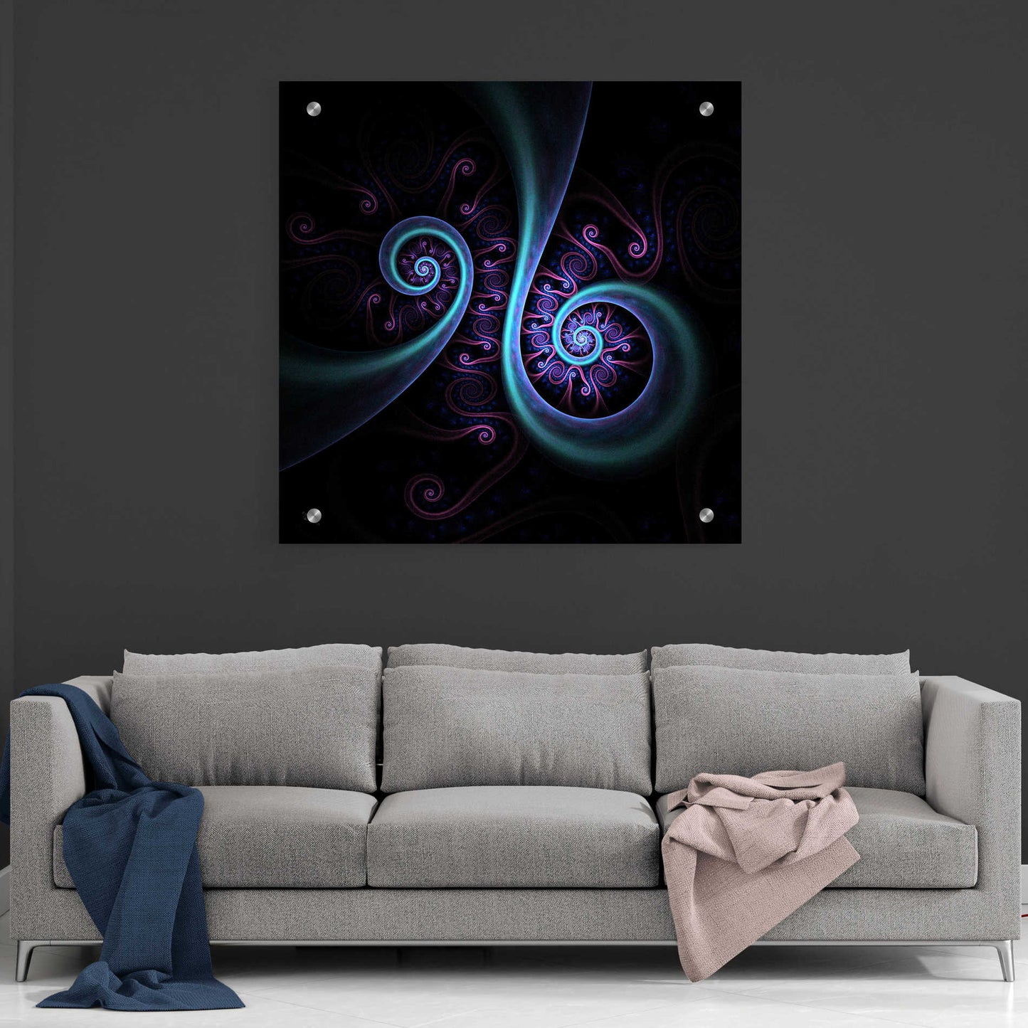 Epic Art 'Connectivity' by Cameron Gray, Acrylic Glass Wall Art,36x36