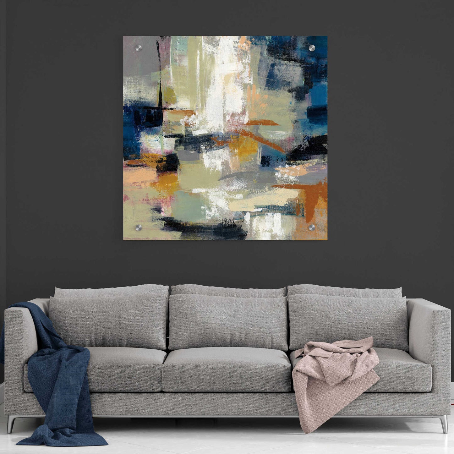 Epic Art 'Full Moon II' by Silvia Vassileva, Acrylic Glass Wall Art,36x36