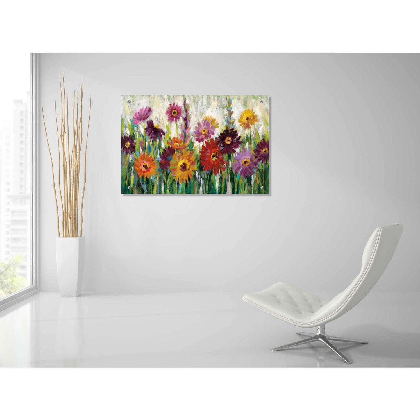 Epic Art 'Jewel Daisy Gerbera' by Silvia Vassileva, Acrylic Glass Wall Art,36x24