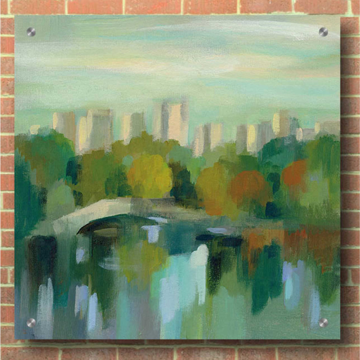 Epic Art 'Manhattan Sketches III' by Silvia Vassileva, Acrylic Glass Wall Art,36x36