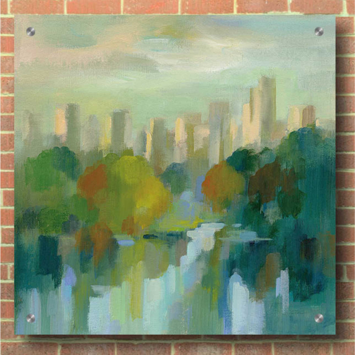 Epic Art 'Manhattan Sketches IV' by Silvia Vassileva, Acrylic Glass Wall Art,36x36