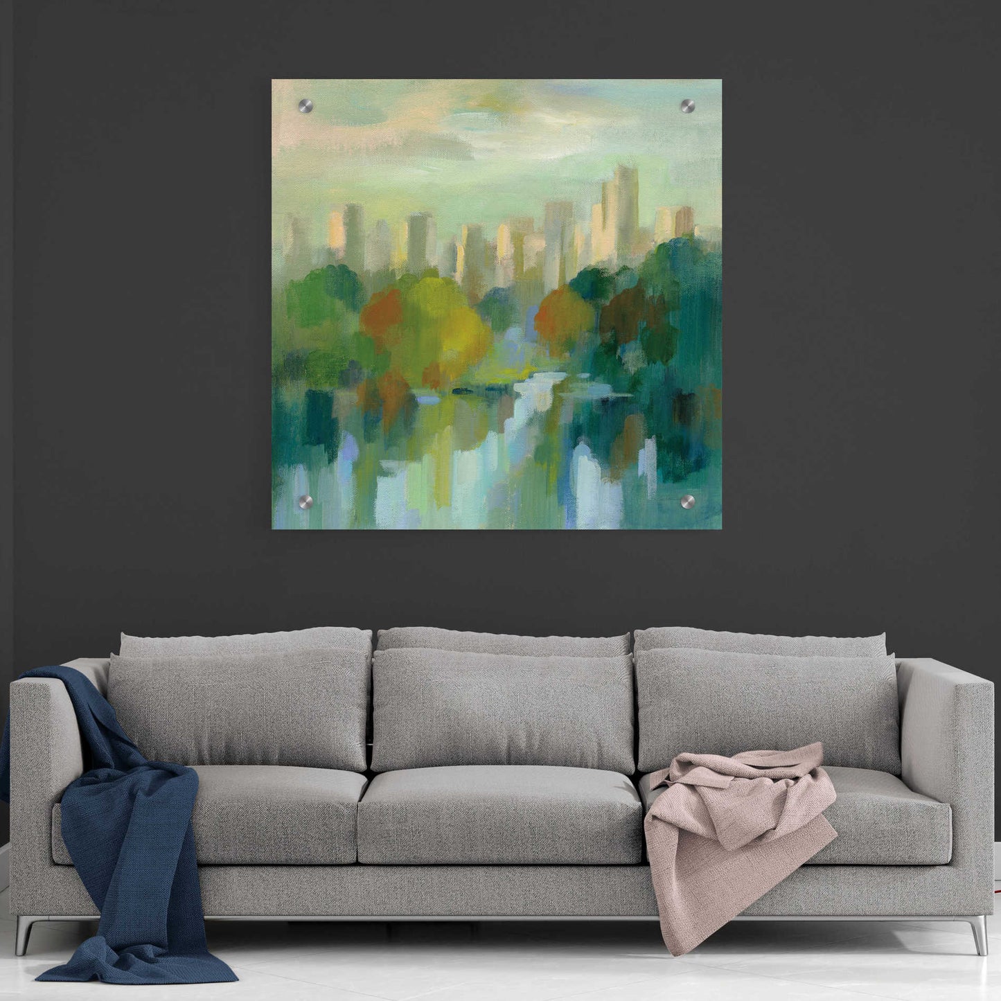 Epic Art 'Manhattan Sketches IV' by Silvia Vassileva, Acrylic Glass Wall Art,36x36