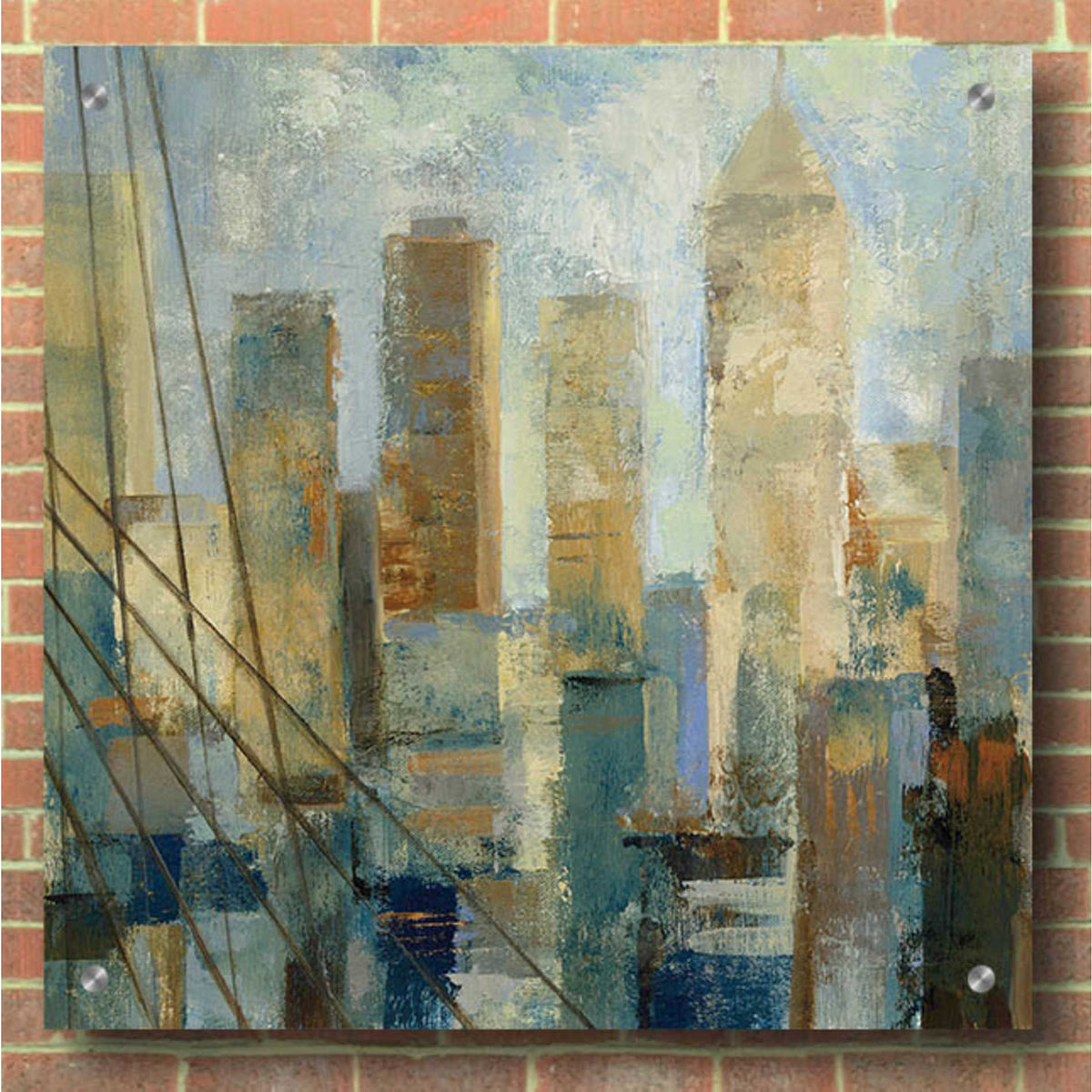 Epic Art 'Manhattan Sketches V' by Silvia Vassileva, Acrylic Glass Wall Art,36x36