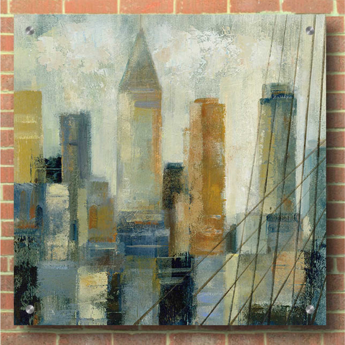 Epic Art 'Manhattan Sketches VI' by Silvia Vassileva, Acrylic Glass Wall Art,36x36