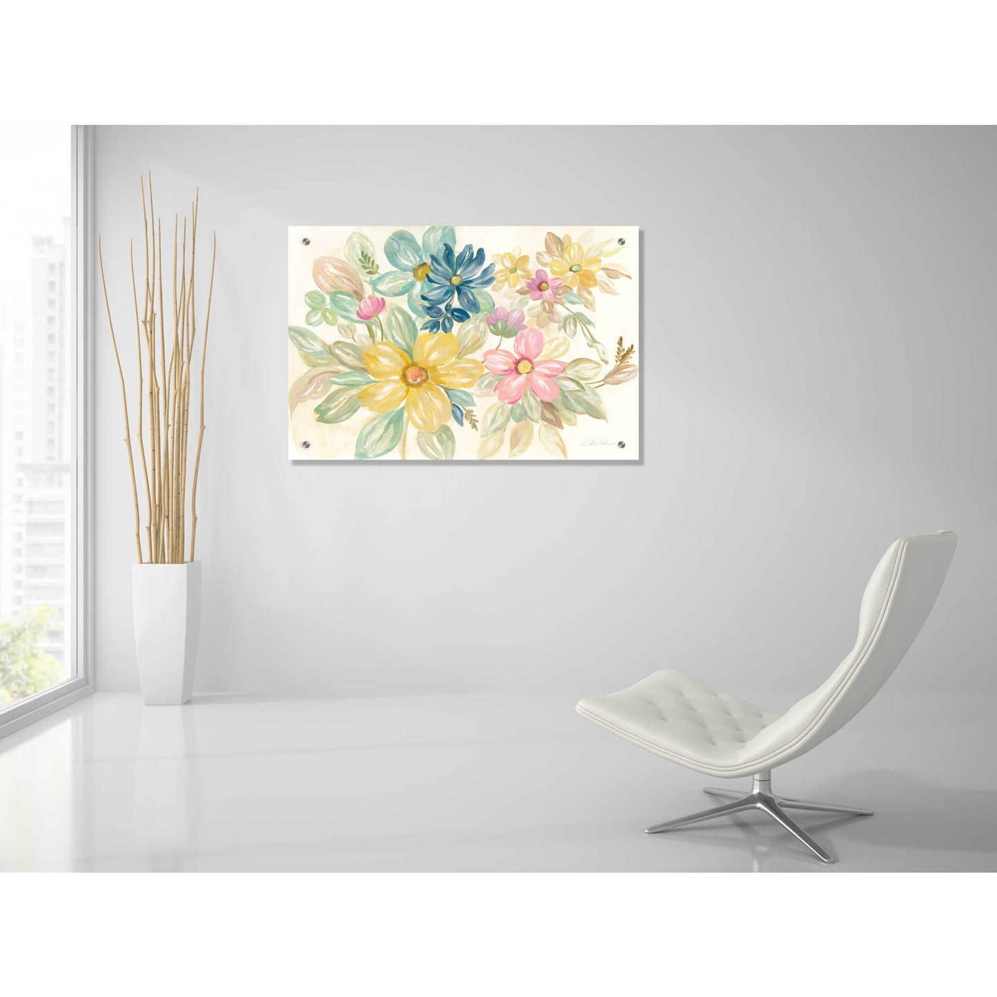 Epic Art 'June Bloom' by Silvia Vassileva, Acrylic Glass Wall Art,36x24