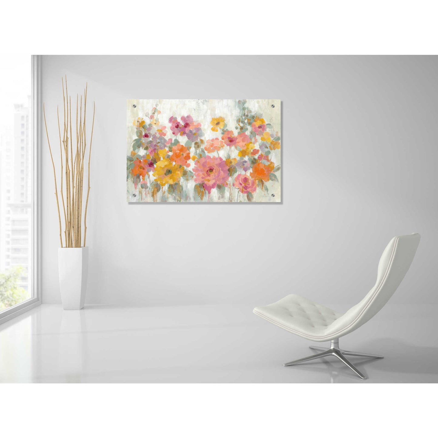 Epic Art 'Garden Fun' by Silvia Vassileva, Acrylic Glass Wall Art,36x24