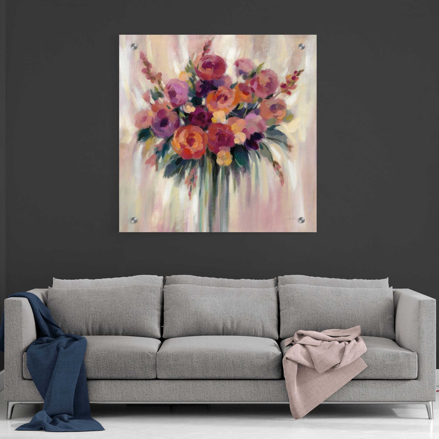 Epic Art 'Autumn Bouquet' by Silvia Vassileva, Acrylic Glass Wall Art,36x36