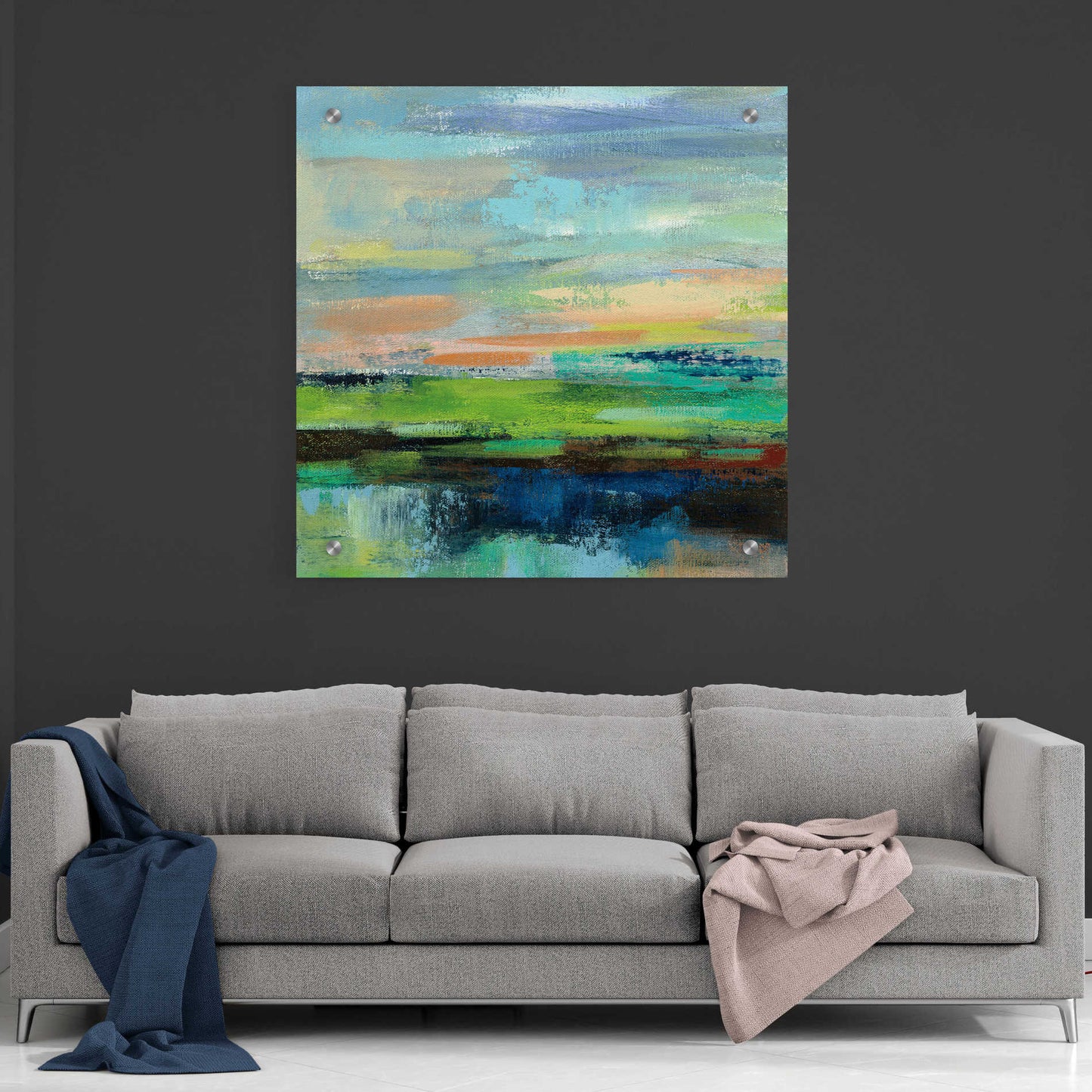 Epic Art 'Delmar Sunset II' by Silvia Vassileva, Acrylic Glass Wall Art,36x36