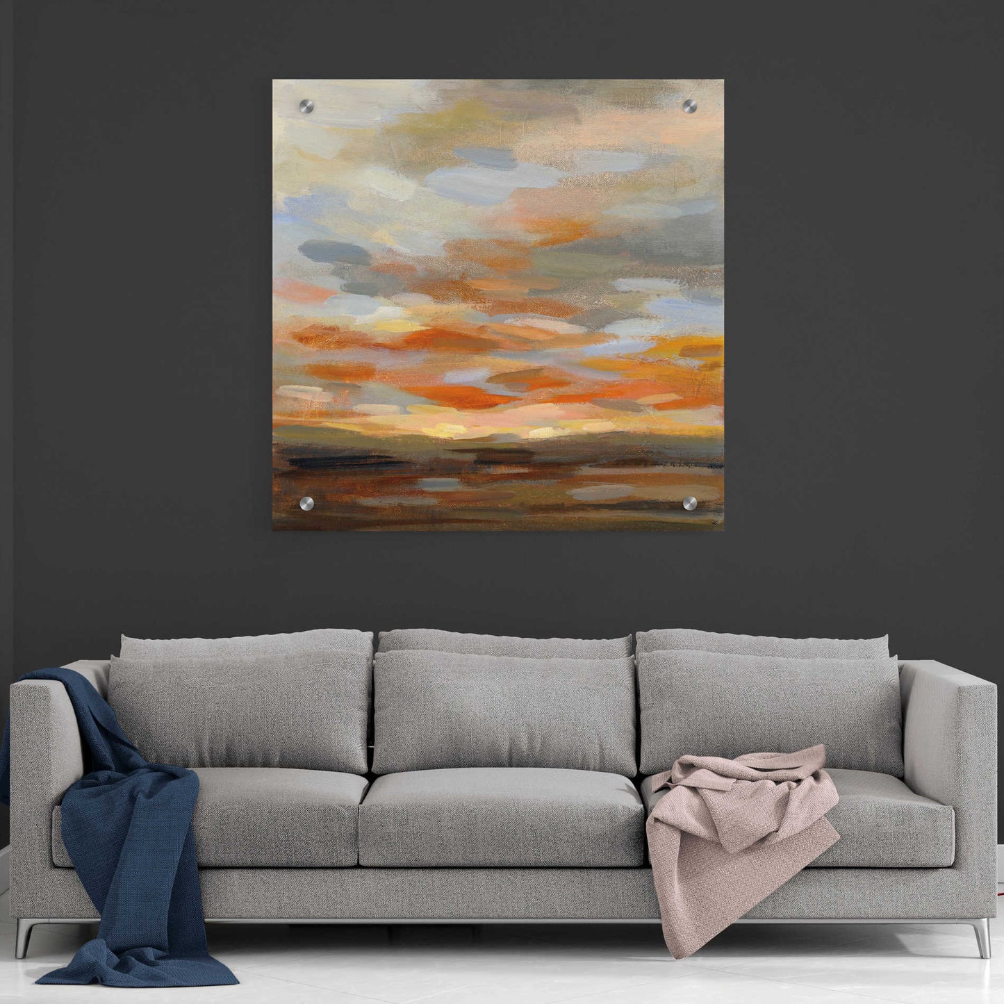 Epic Art 'High Desert Sky II' by Silvia Vassileva, Acrylic Glass Wall Art,36x36