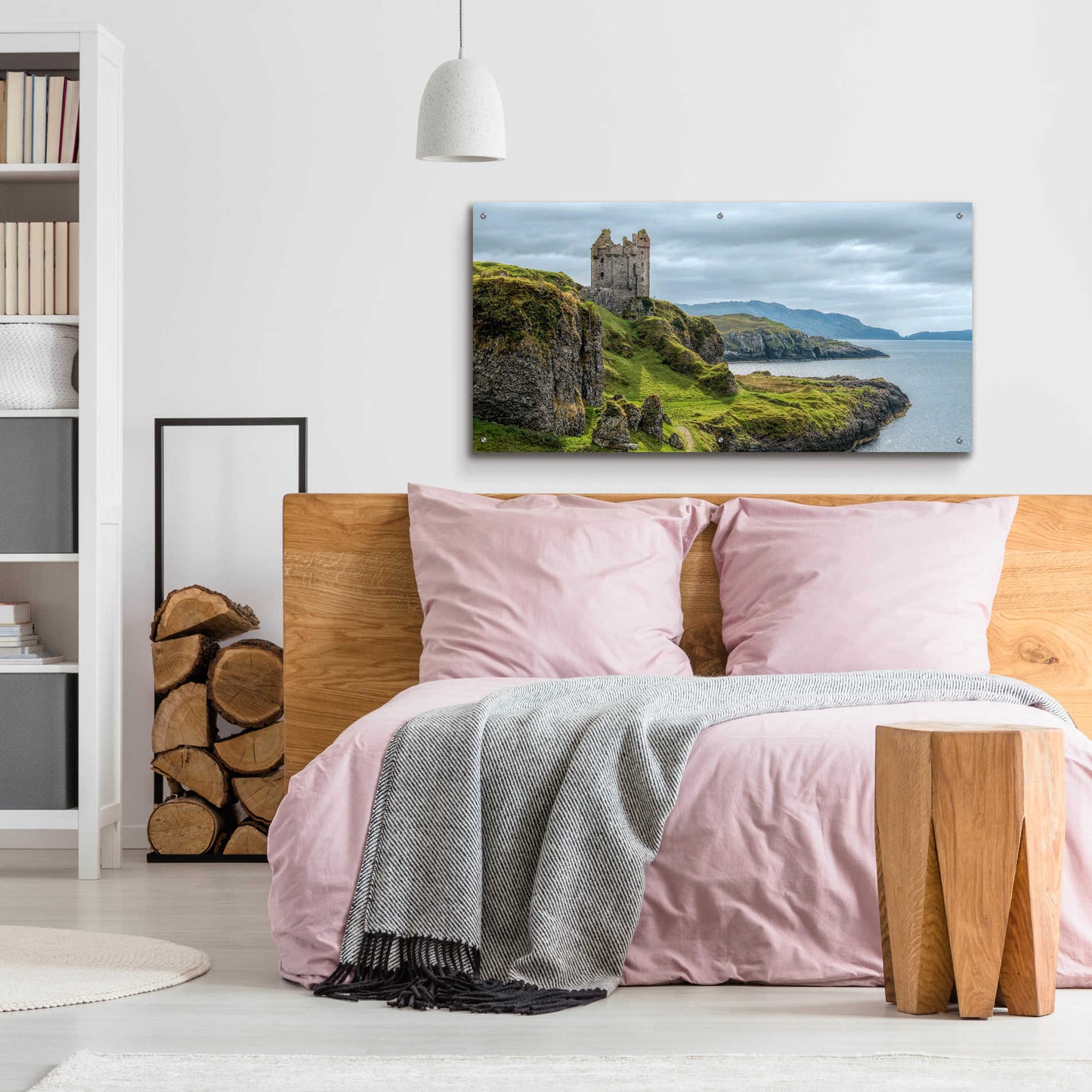 Epic Art 'Lone' by Larry Malvin, Acrylic Glass Wall Art,48x24