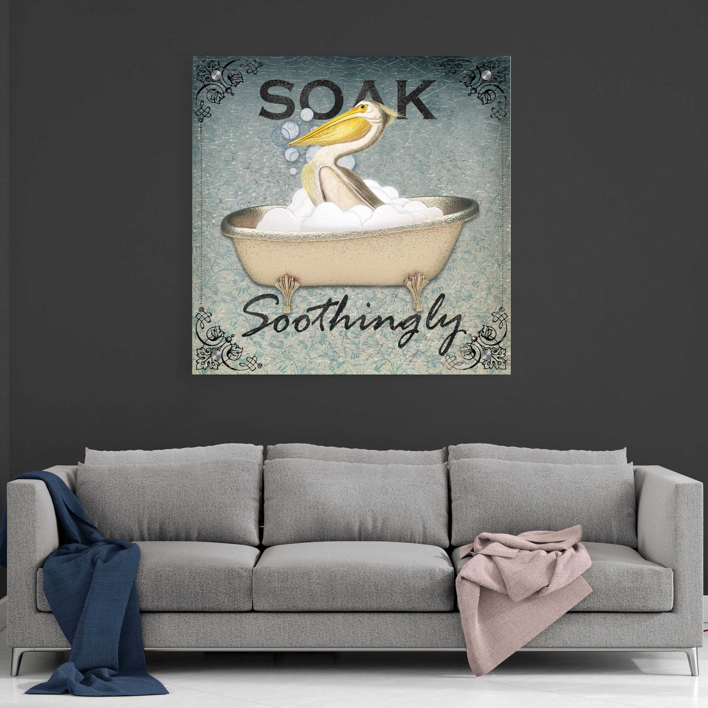 Epic Art 'Soak' by Karen Smith, Acrylic Glass Wall Art,36x36