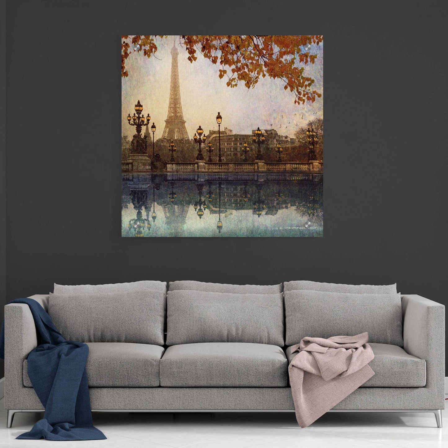 Epic Art 'Eiffel Tower' by Chris Vest, Acrylic Glass Wall Art,36x36