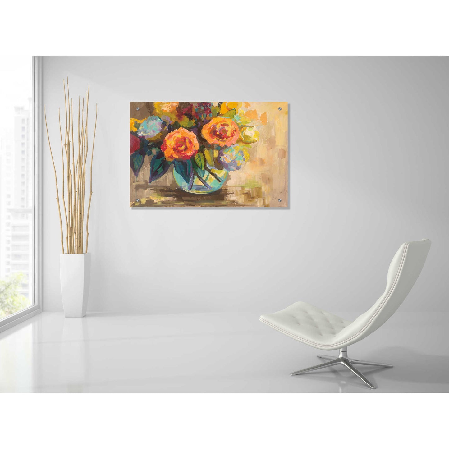 Epic Art 'The Couple' by Jeanette Vertentes, Acrylic Glass Wall Art,36x24