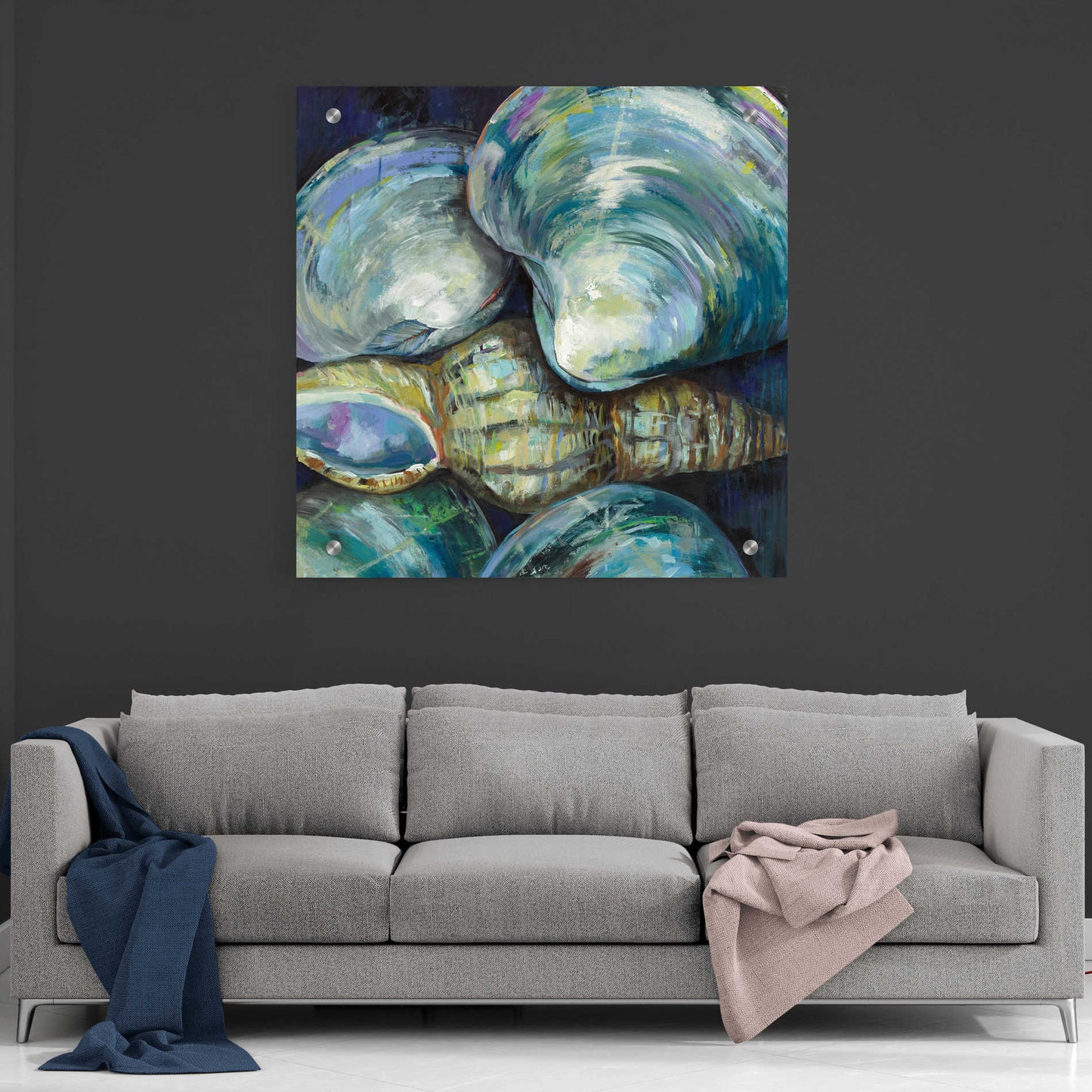 Epic Art 'New England Summer' by Jeanette Vertentes, Acrylic Glass Wall Art,36x36