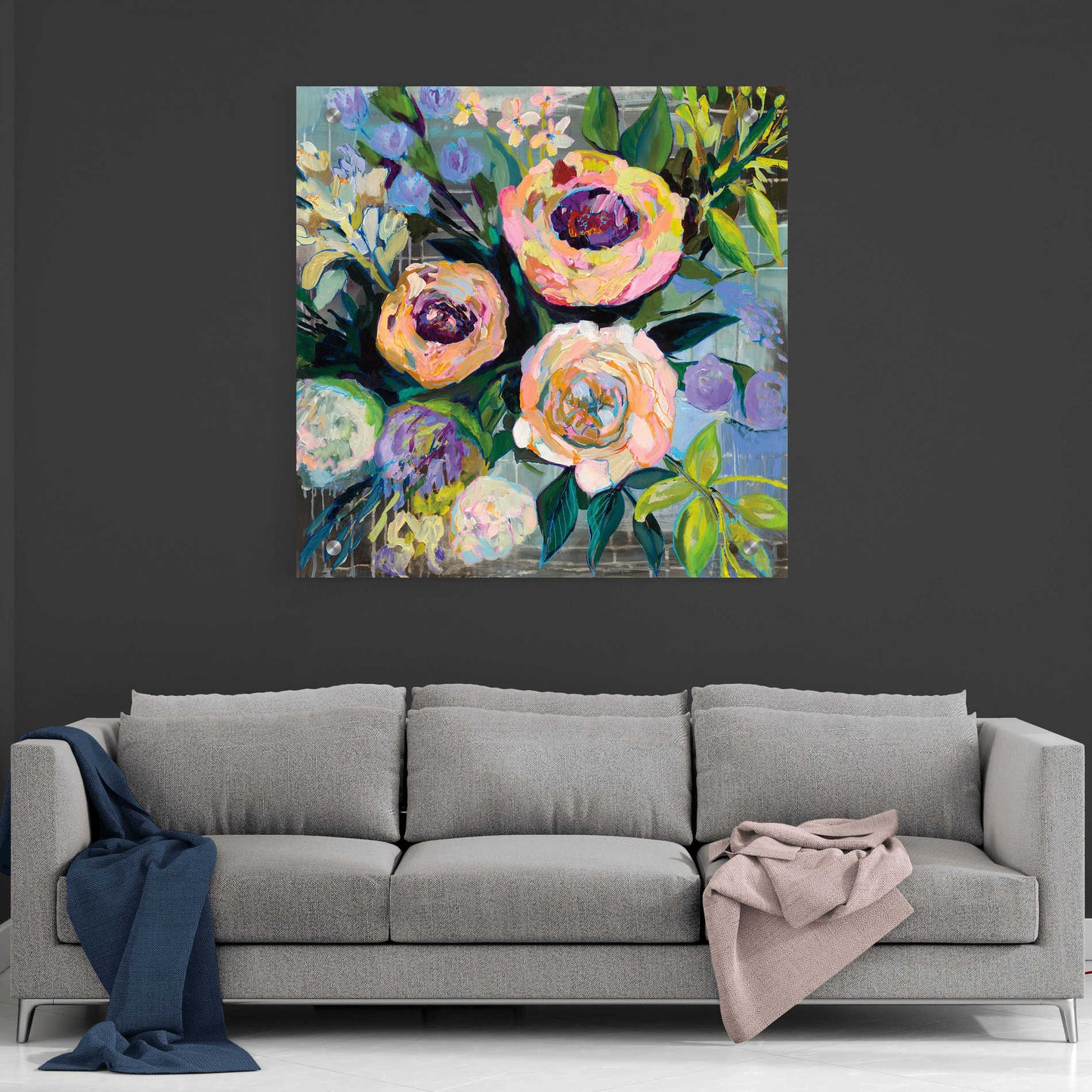 Epic Art 'Dreamy' by Jeanette Vertentes, Acrylic Glass Wall Art,36x36