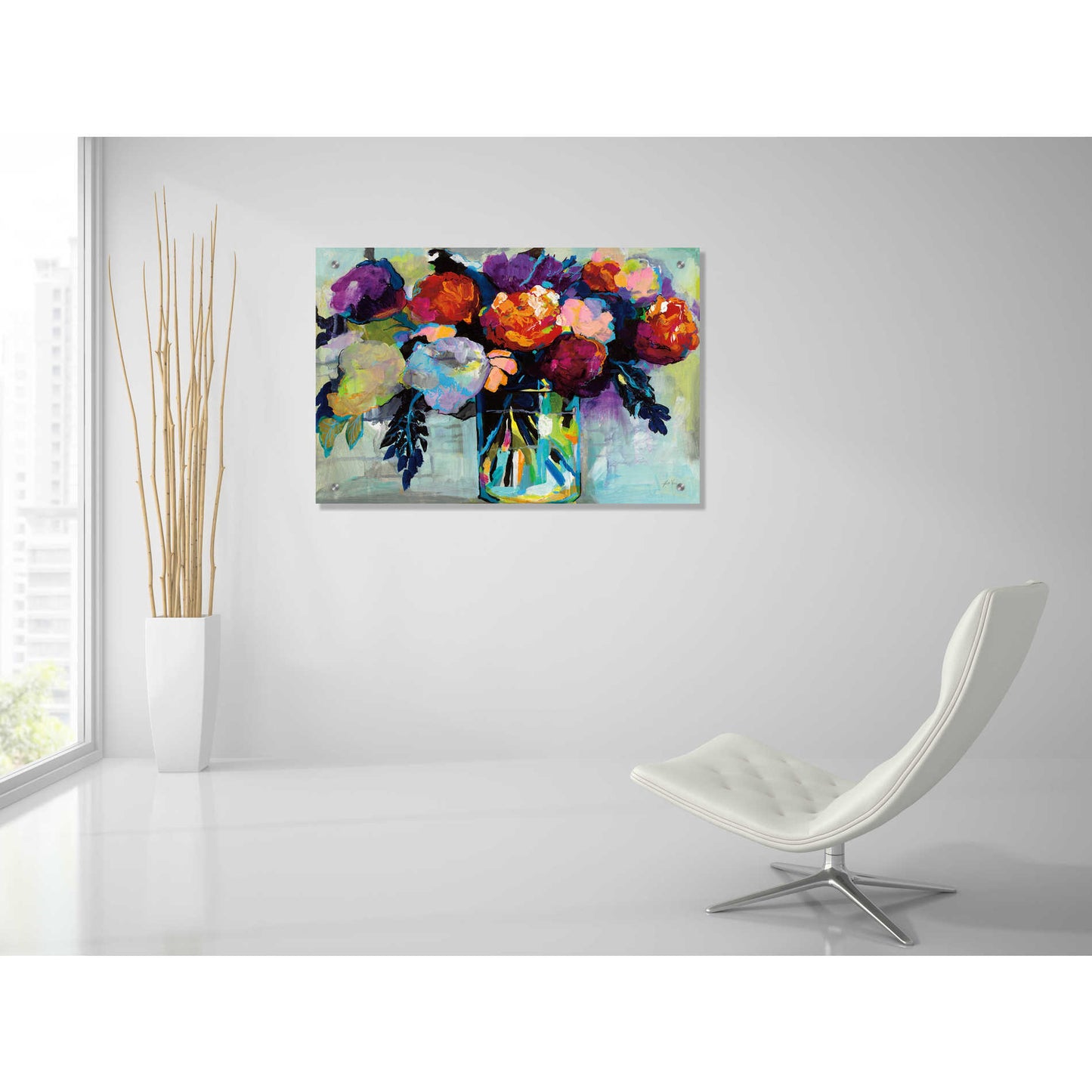 Epic Art 'A Colorful Life' by Jeanette Vertentes, Acrylic Glass Wall Art,36x24