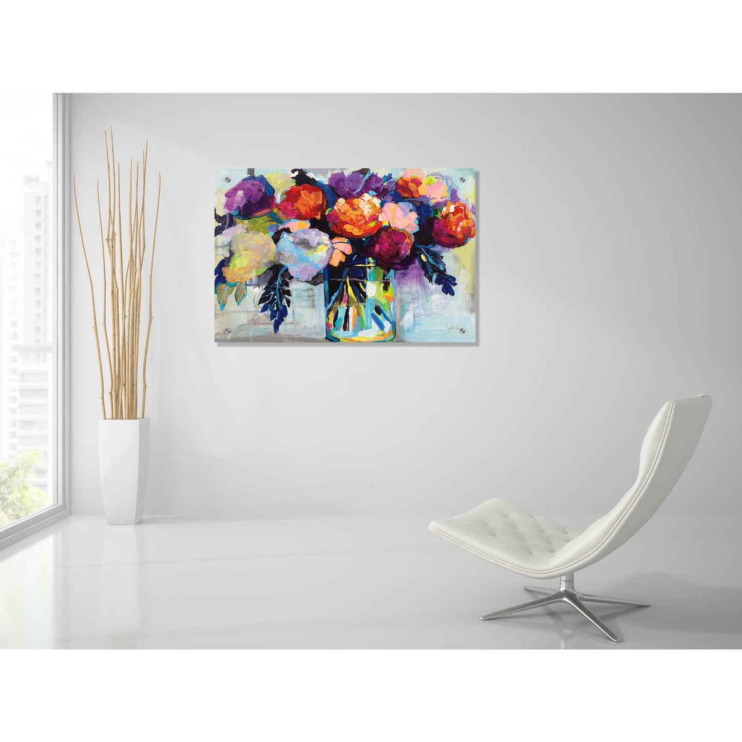 Epic Art 'Birthday Celebration' by Jeanette Vertentes, Acrylic Glass Wall Art,36x24