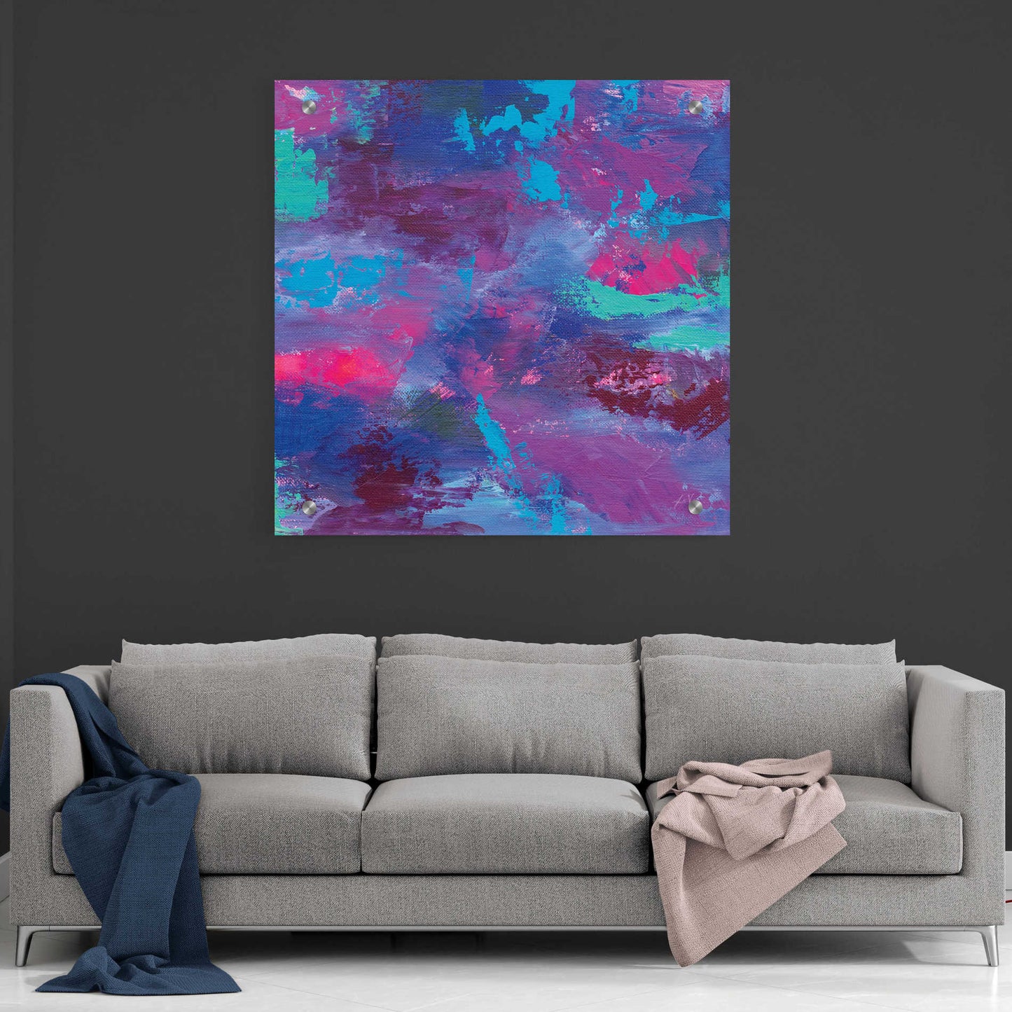 Epic Art 'Delight' by Jeanette Vertentes, Acrylic Glass Wall Art,36x36