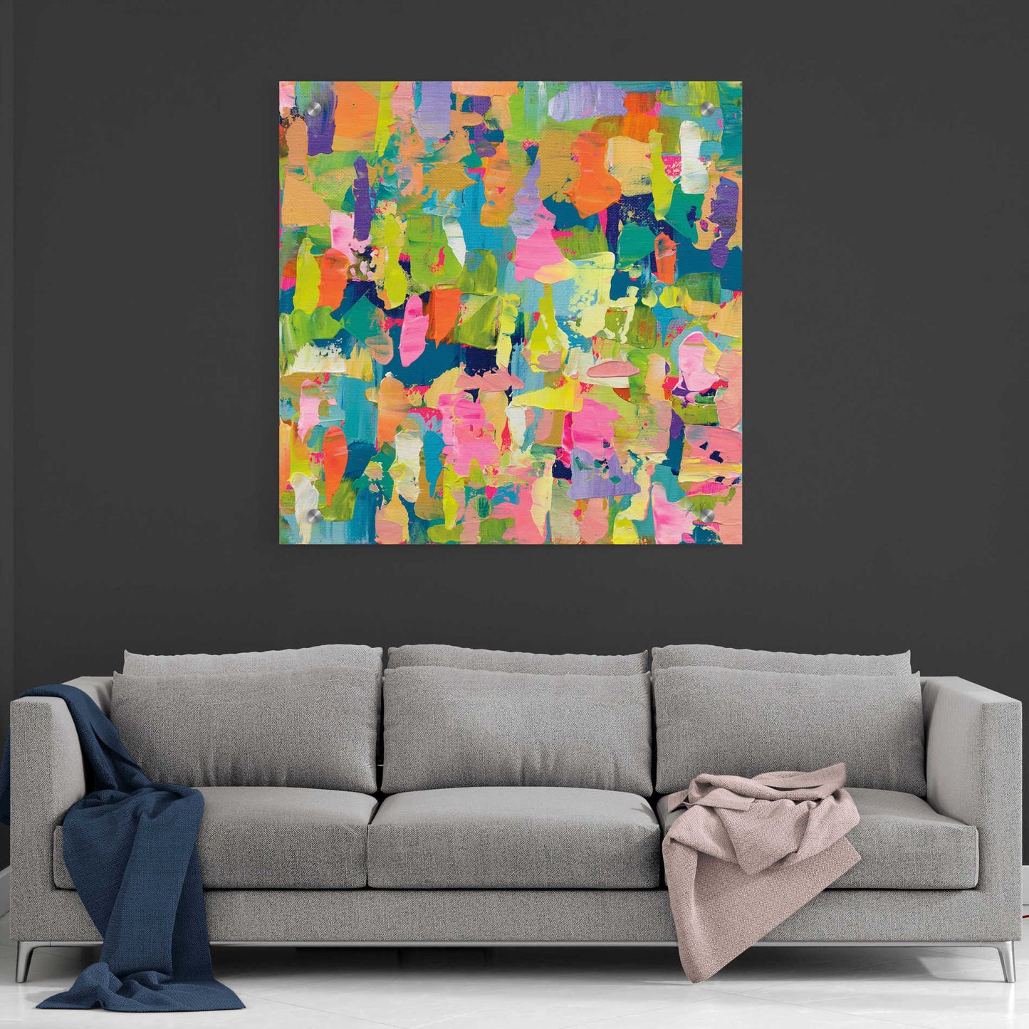 Epic Art 'High Spirits' by Jeanette Vertentes, Acrylic Glass Wall Art,36x36