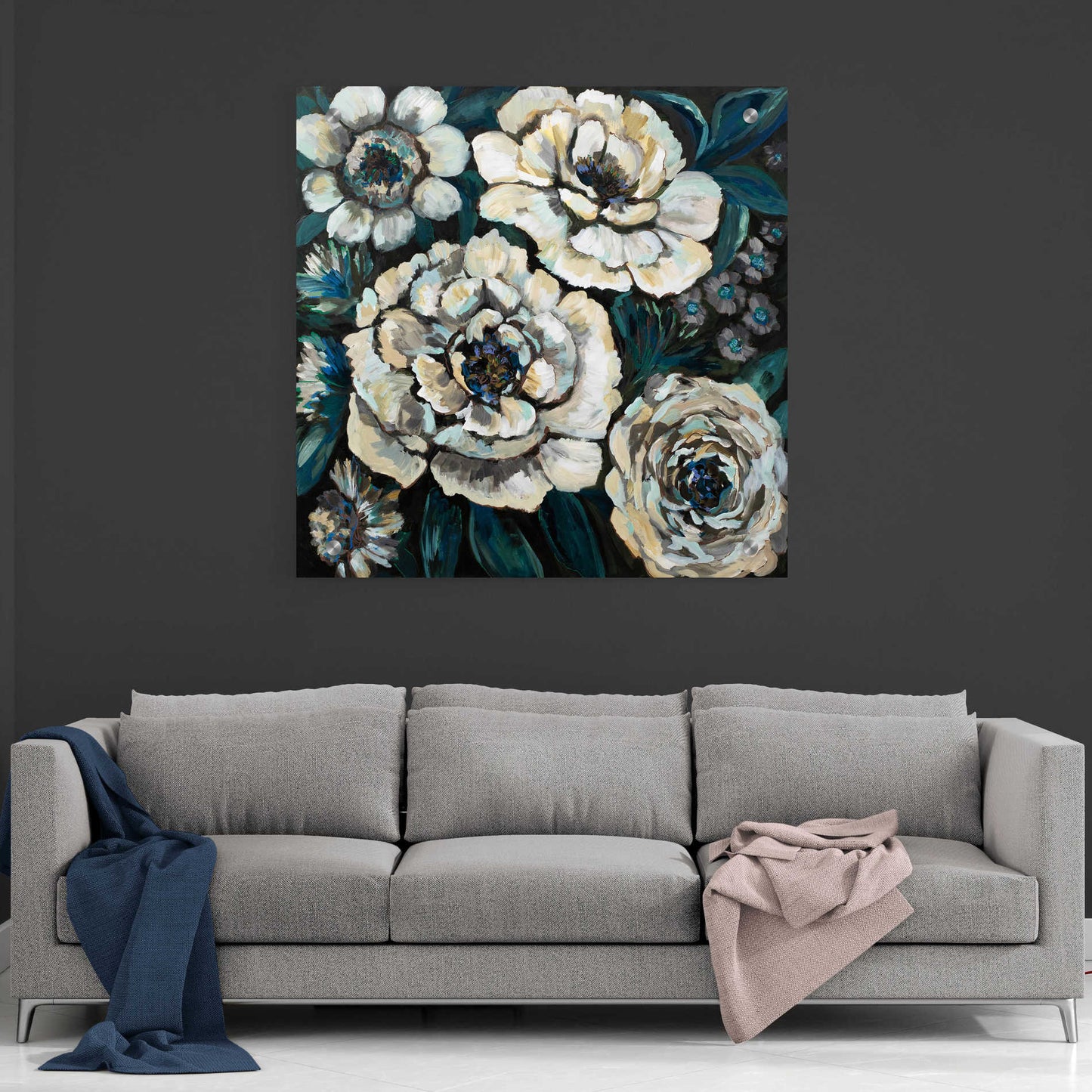 Epic Art 'Midnight' by Jeanette Vertentes, Acrylic Glass Wall Art,36x36