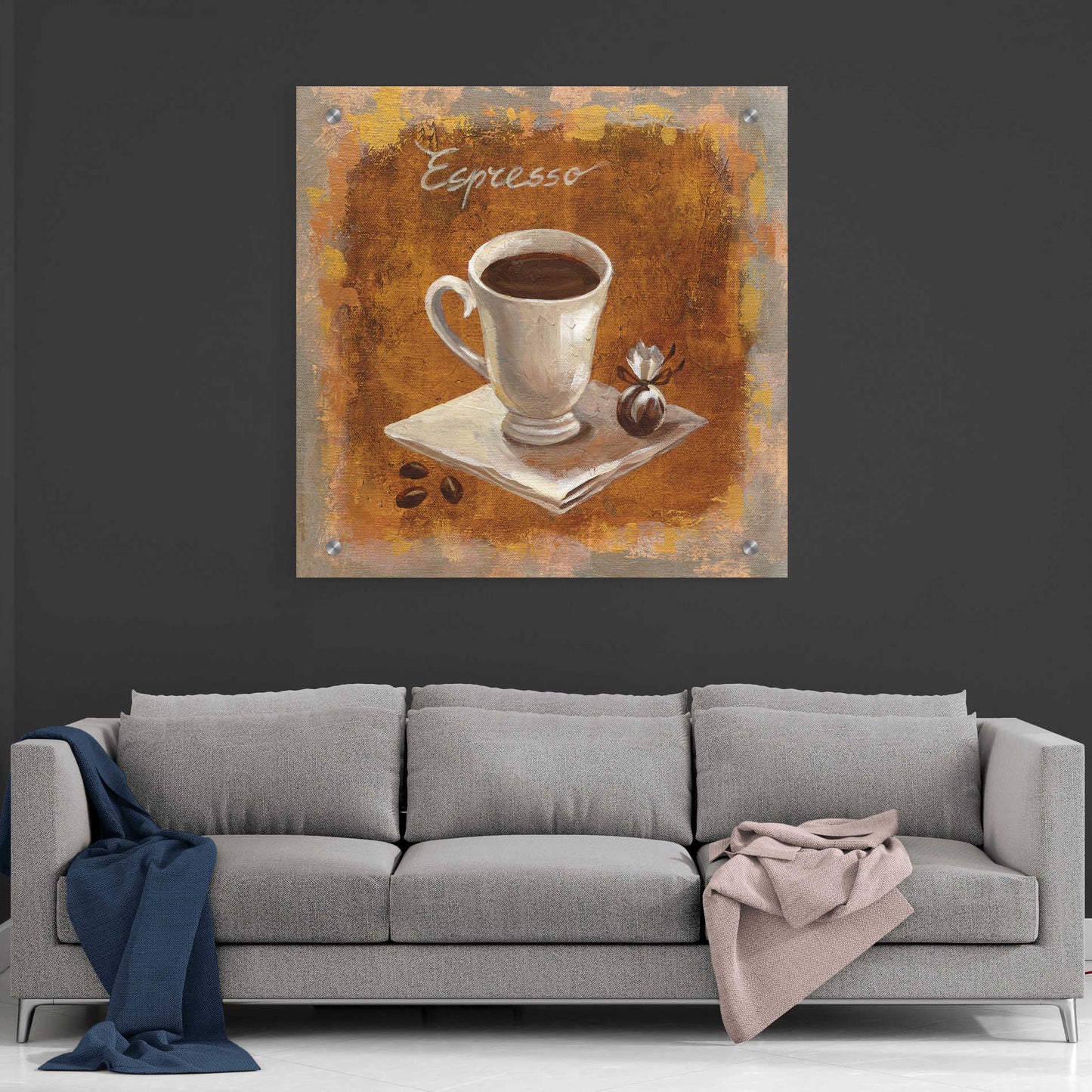 Epic Art 'Coffee Time IV' by Silvia Vassileva, Acrylic Glass Wall Art,36x36