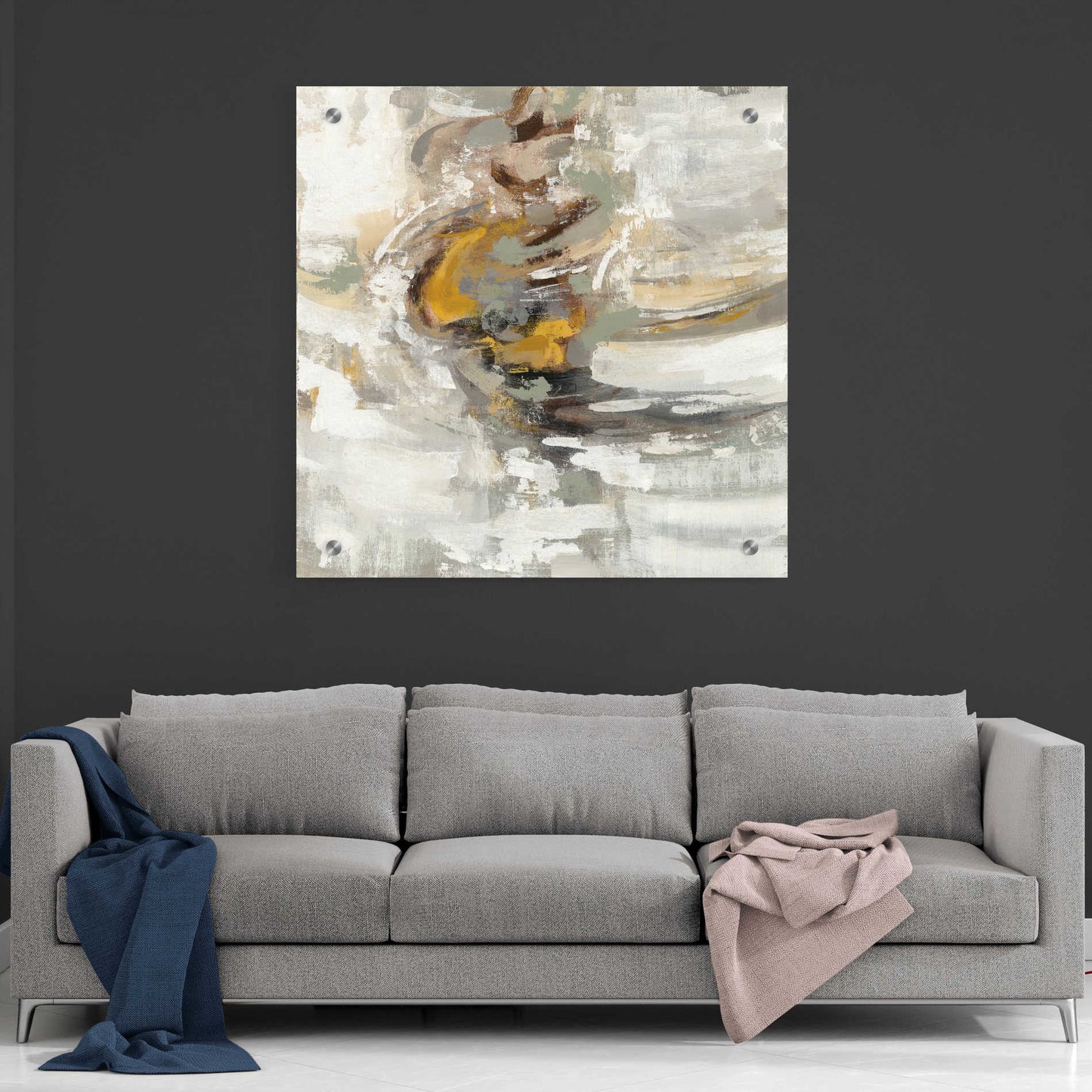 Epic Art 'Amber Ring' by Silvia Vassileva, Acrylic Glass Wall Art,36x36