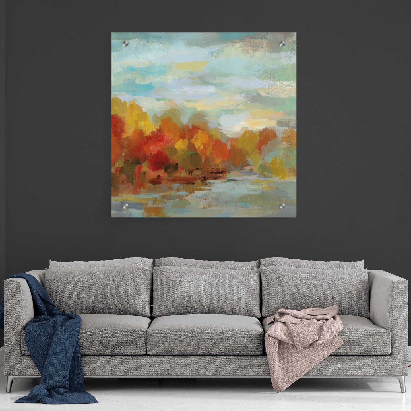 Epic Art 'October Dreamscape' by Silvia Vassileva, Acrylic Glass Wall Art,36x36