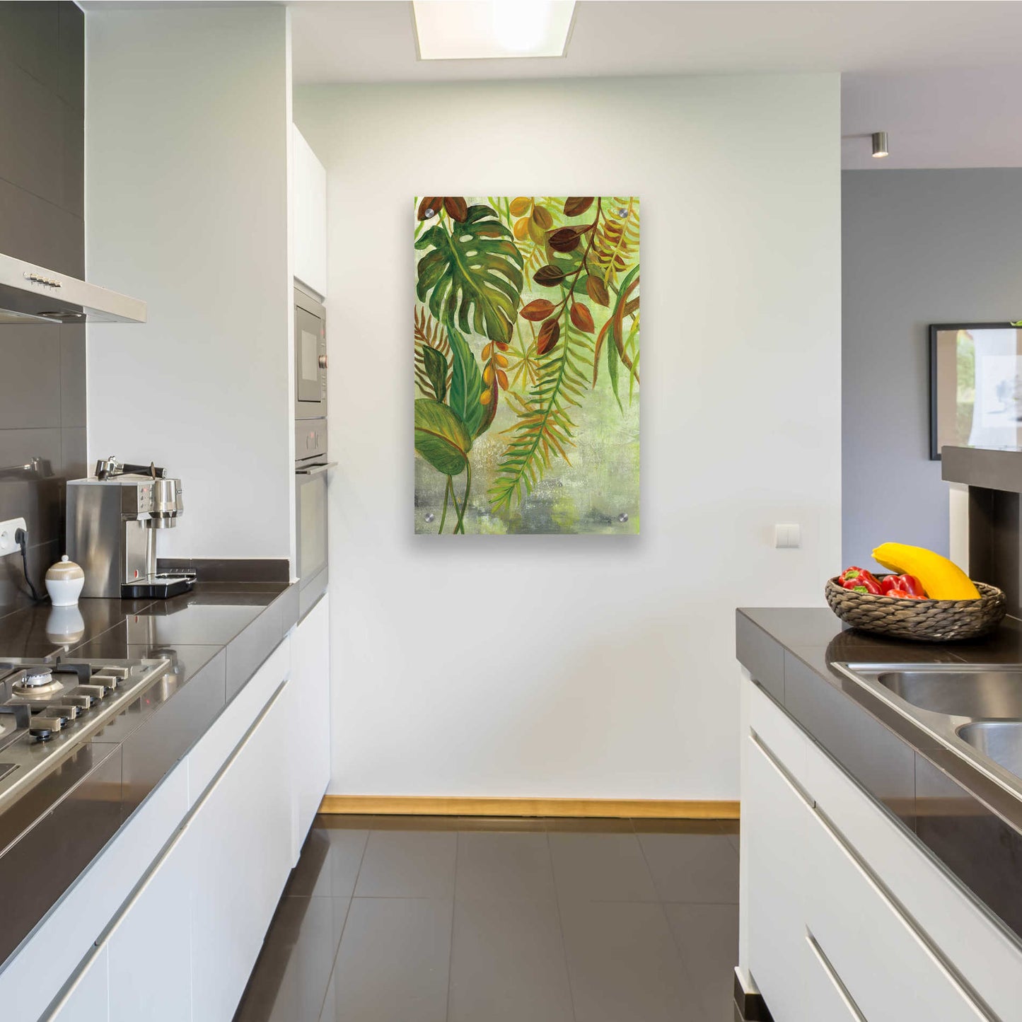 Epic Art 'Tropical Greenery I' by Silvia Vassileva, Acrylic Glass Wall Art,24x36