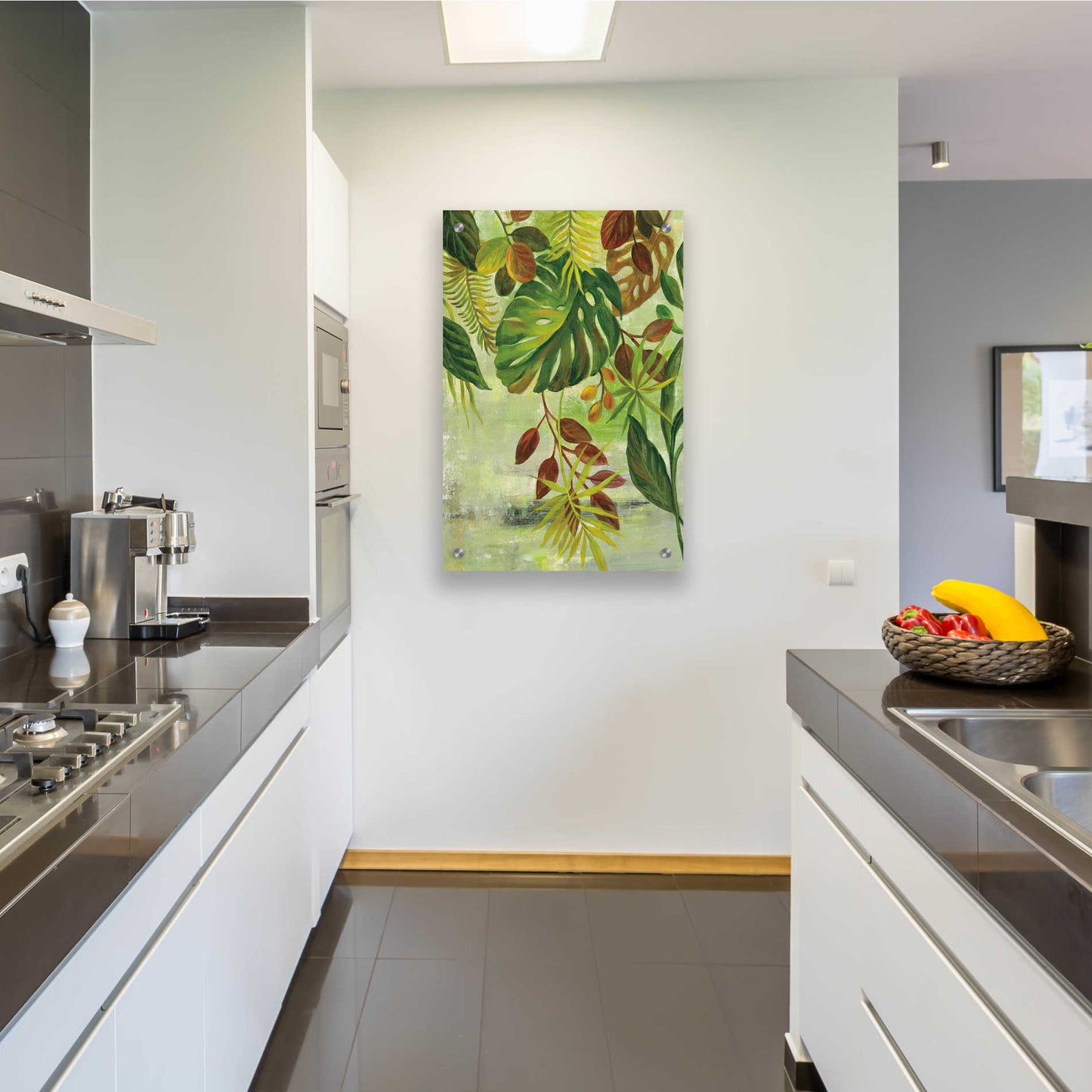 Epic Art 'Tropical Greenery II' by Silvia Vassileva, Acrylic Glass Wall Art,24x36