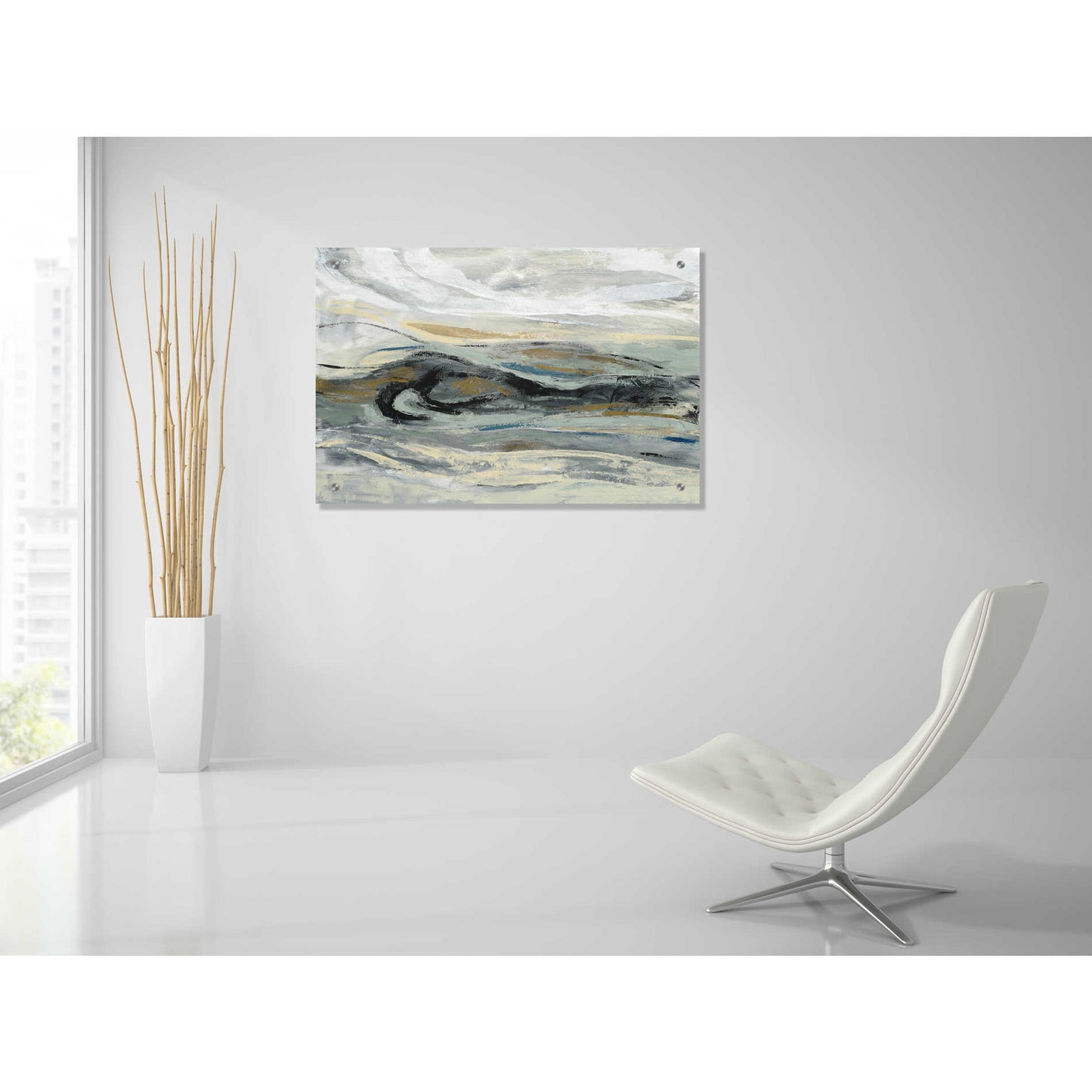 Epic Art 'Estuary' by Silvia Vassileva, Acrylic Glass Wall Art,36x24
