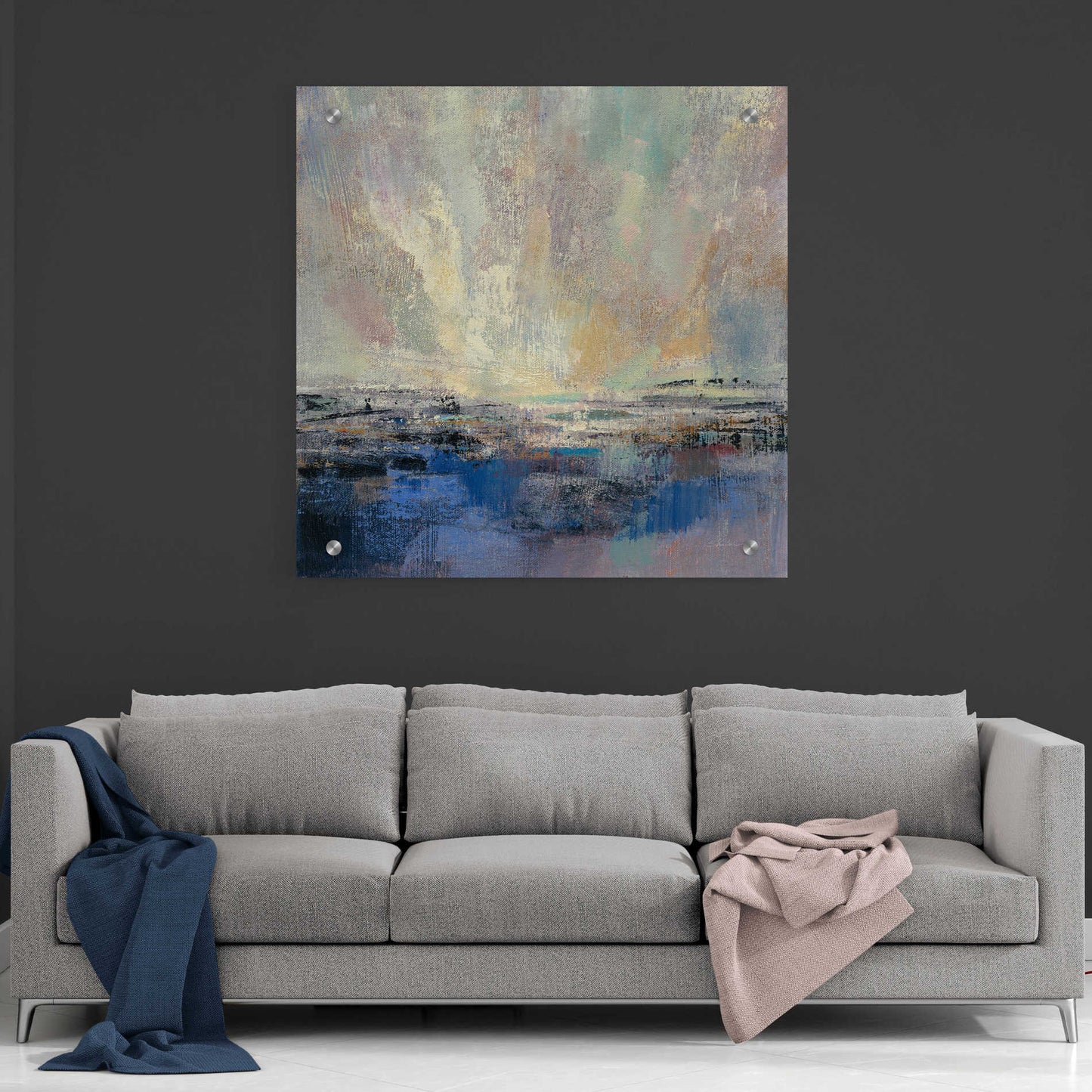 Epic Art 'Coastal View II' by Silvia Vassileva, Acrylic Glass Wall Art,36x36