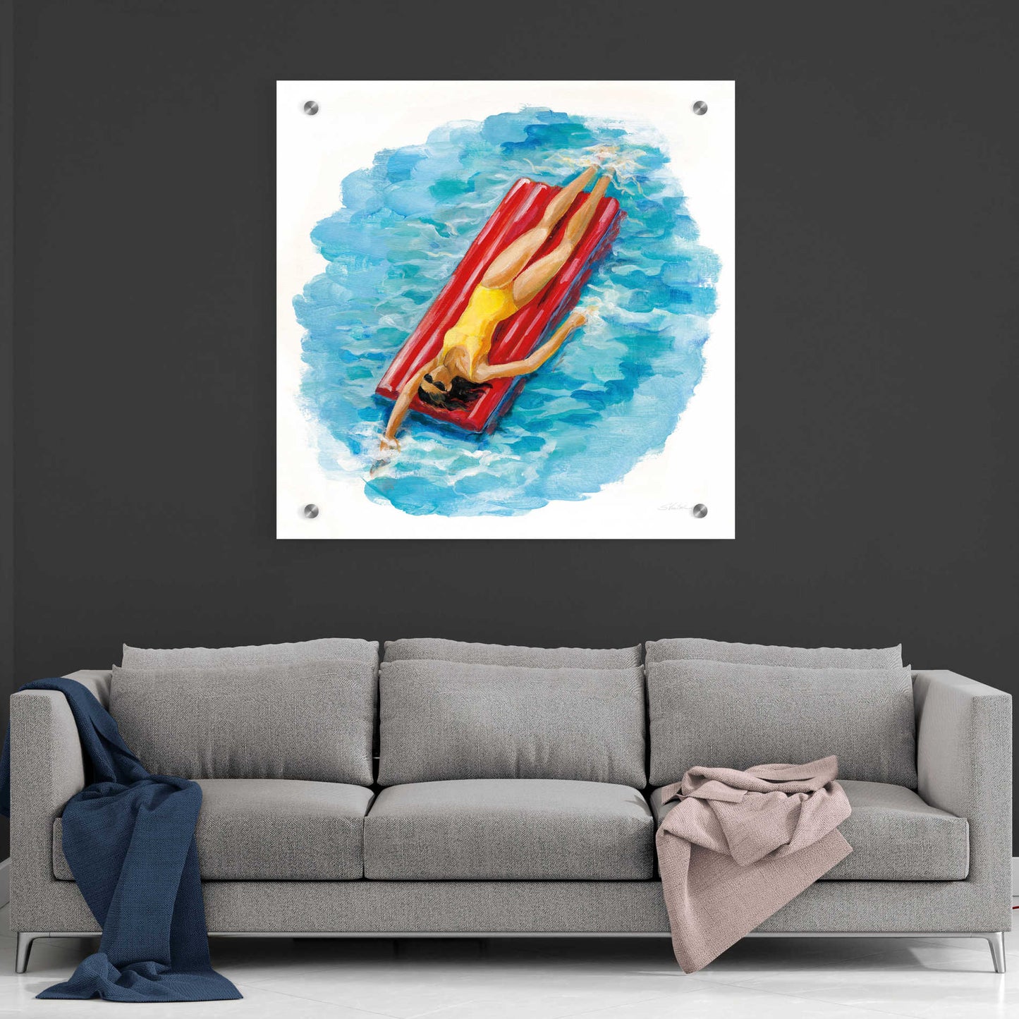 Epic Art 'Sunbather II' by Silvia Vassileva, Acrylic Glass Wall Art,36x36