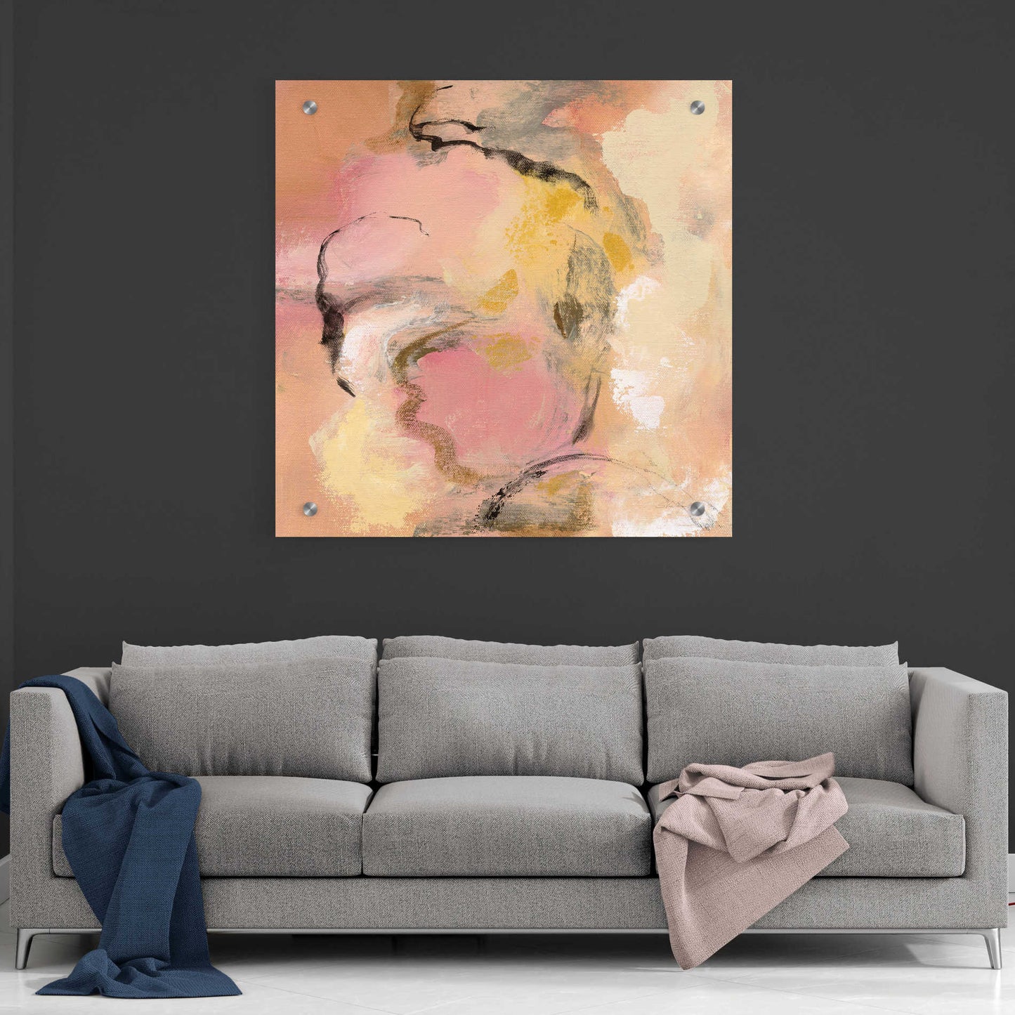 Epic Art 'Peony Aroma II' by Silvia Vassileva, Acrylic Glass Wall Art,36x36