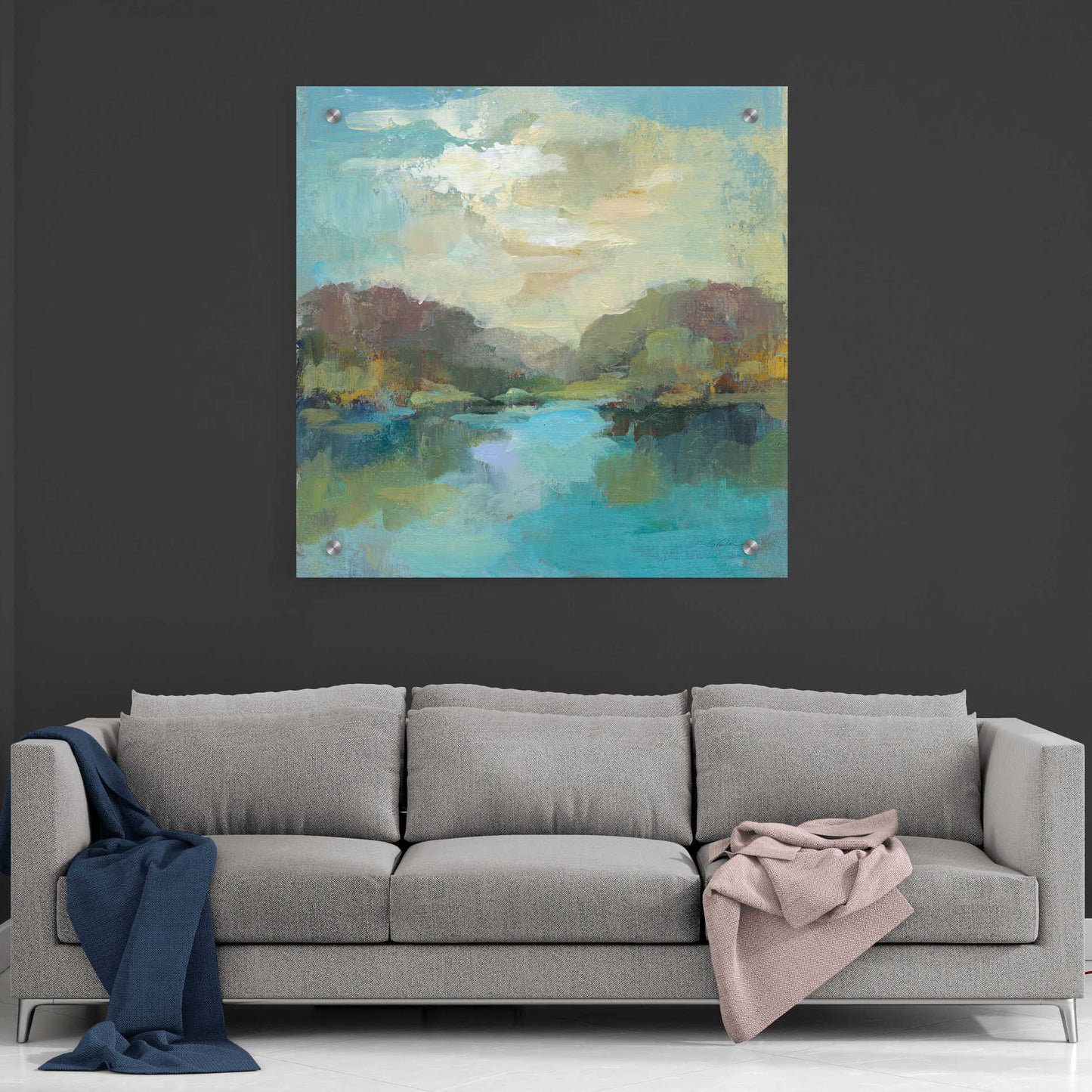 Epic Art 'Mini Landscape' by Silvia Vassileva, Acrylic Glass Wall Art,36x36