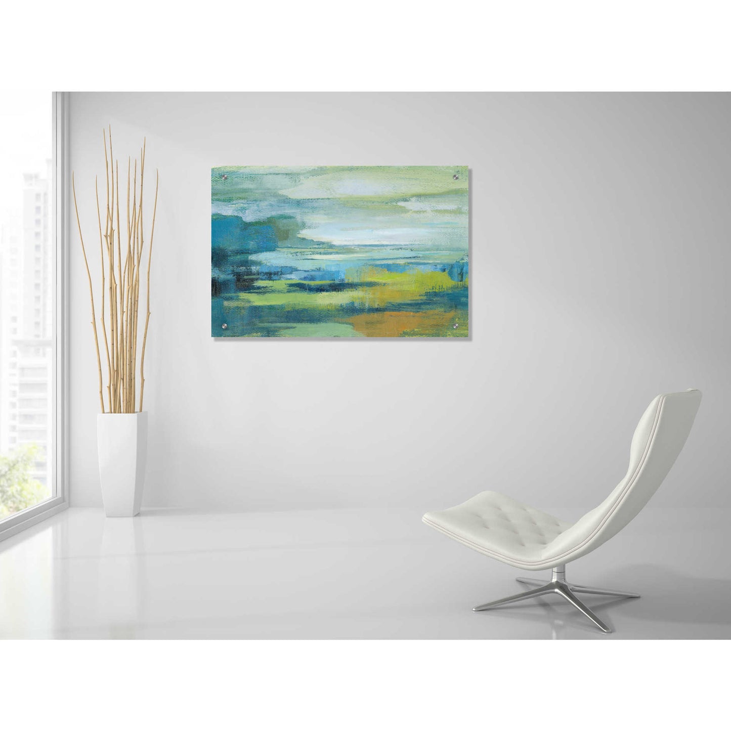 Epic Art 'Early Spring Lake' by Silvia Vassileva, Acrylic Glass Wall Art,36x24