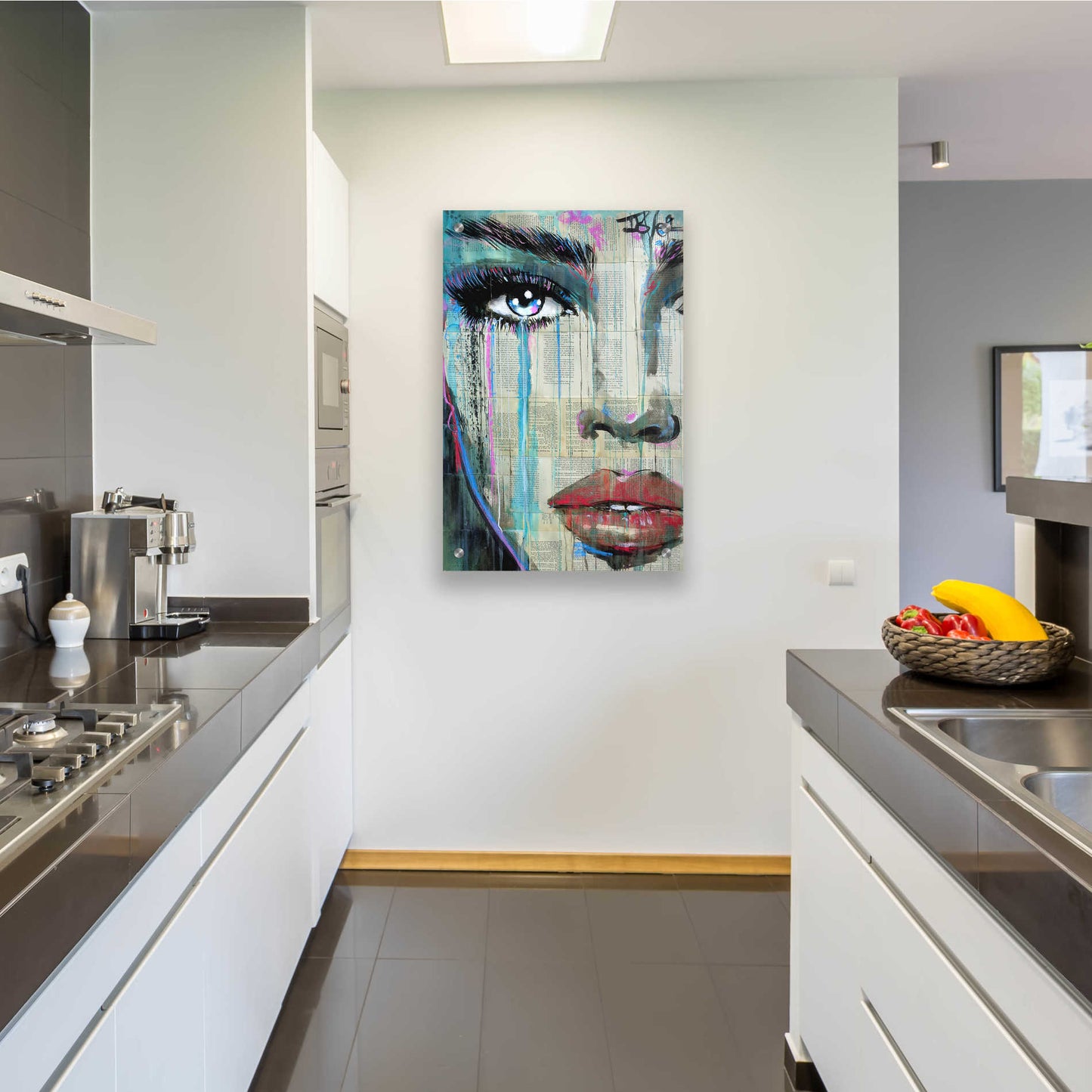 Epic Art 'Faraway' by Loui Jover, Acrylic Glass Wall Art,24x36