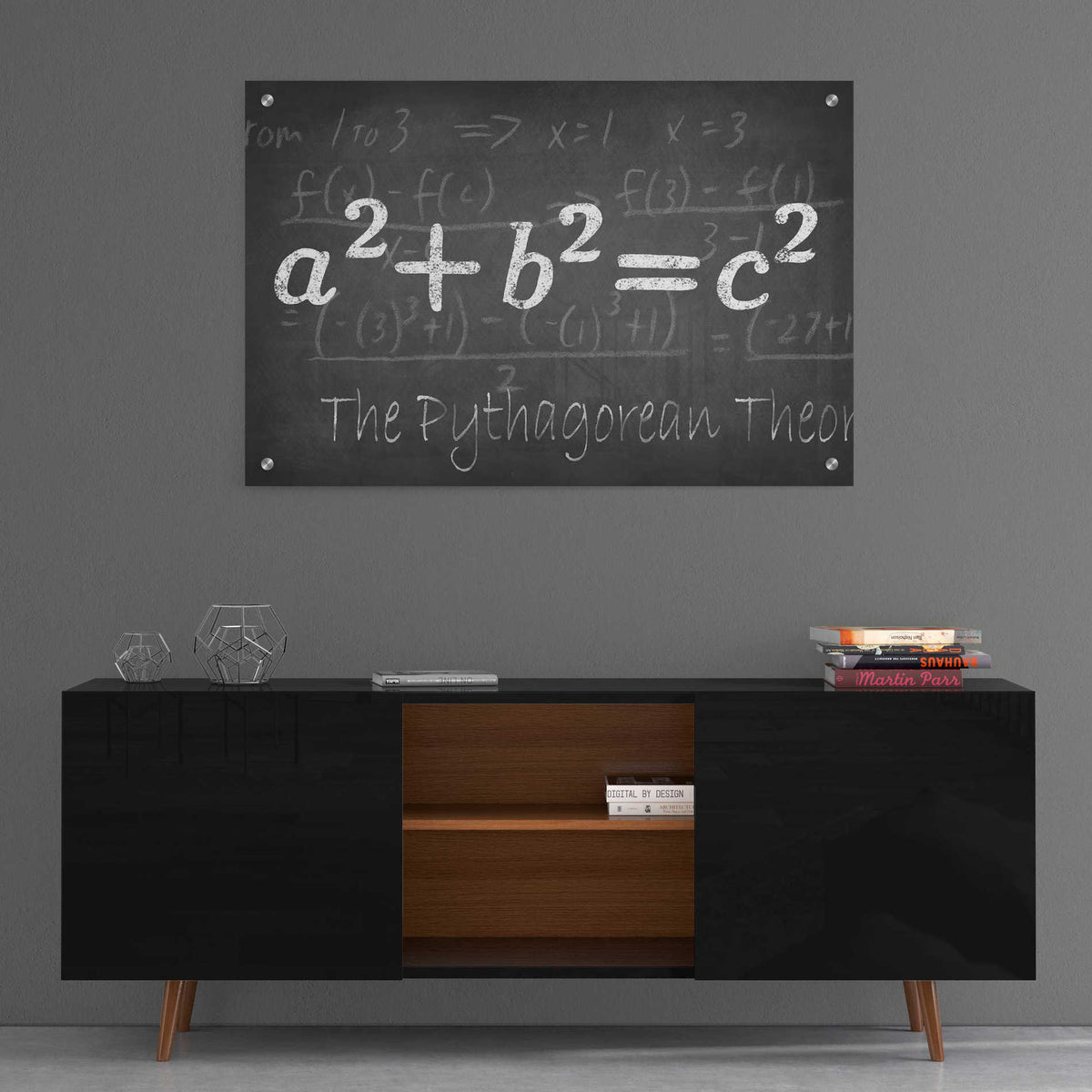 Epic Art "Mathematical Elements IV" by Ethan Harper, Acrylic Glass Wall Art,36x24