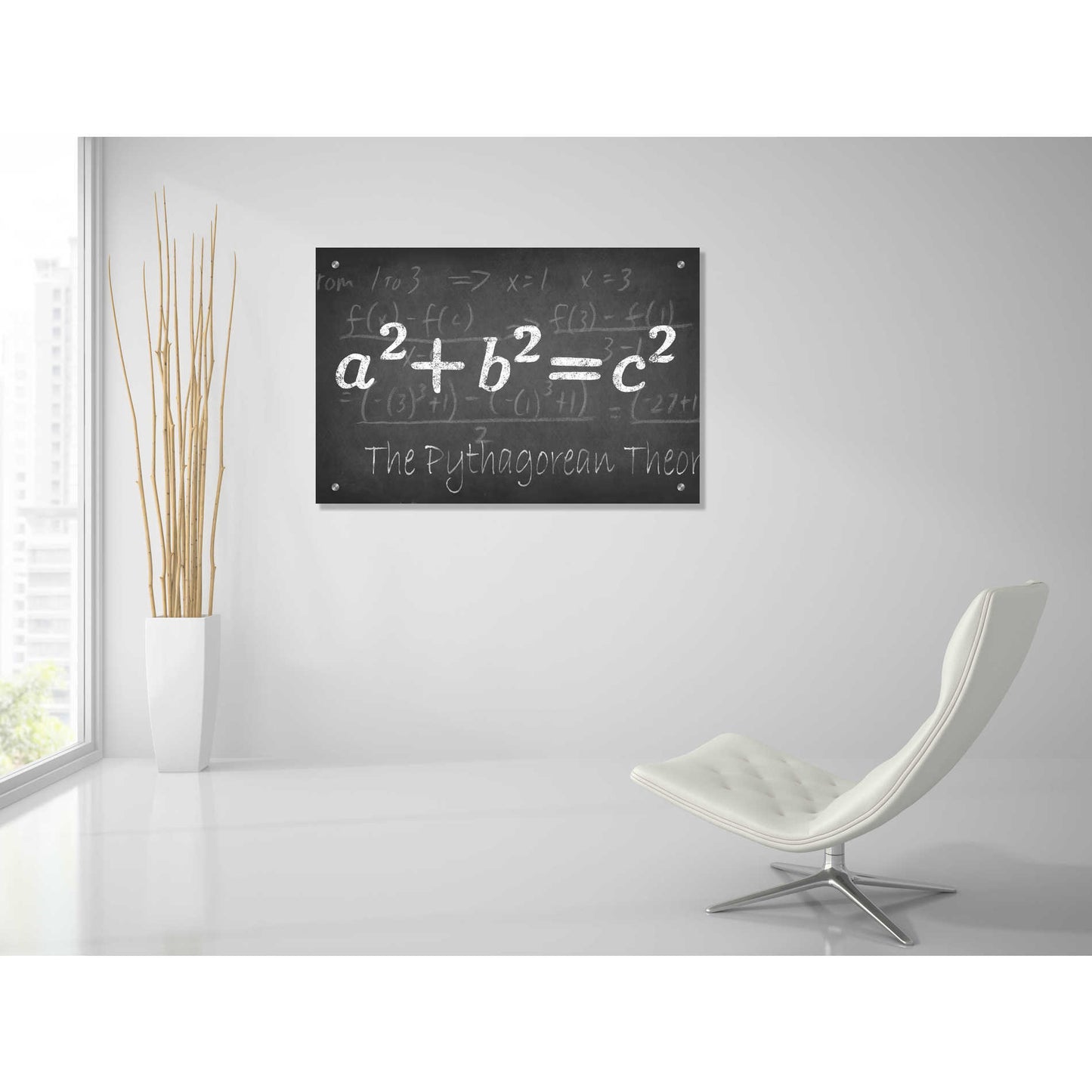 Epic Art "Mathematical Elements IV" by Ethan Harper, Acrylic Glass Wall Art,36x24