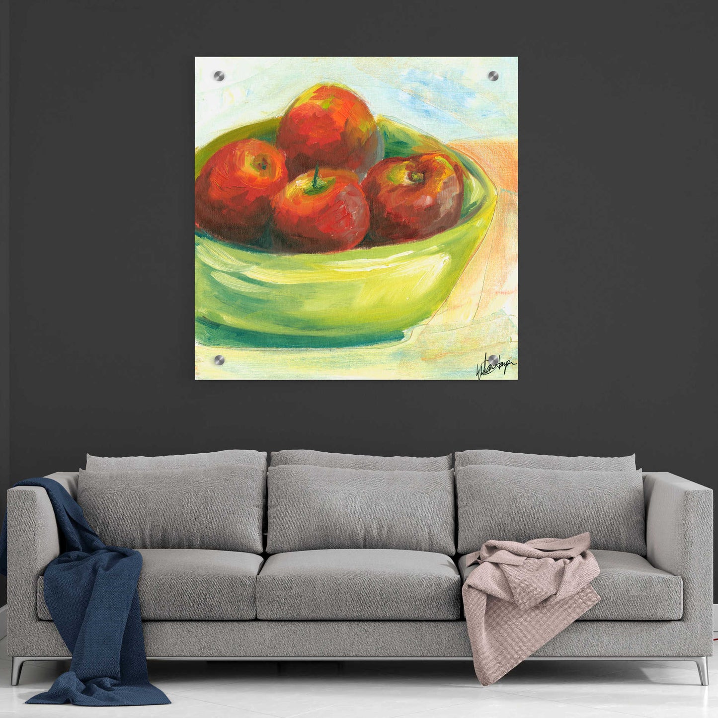 Epic Art "Bowl of Fruit III" by Ethan Harper, Acrylic Glass Wall Art,36x36