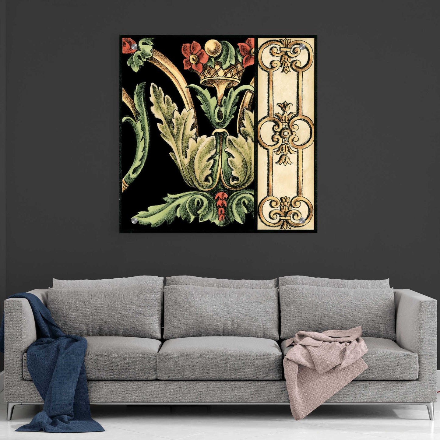 Epic Art "Small Frieze Detail I" by Ethan Harper, Acrylic Glass Wall Art,36x36