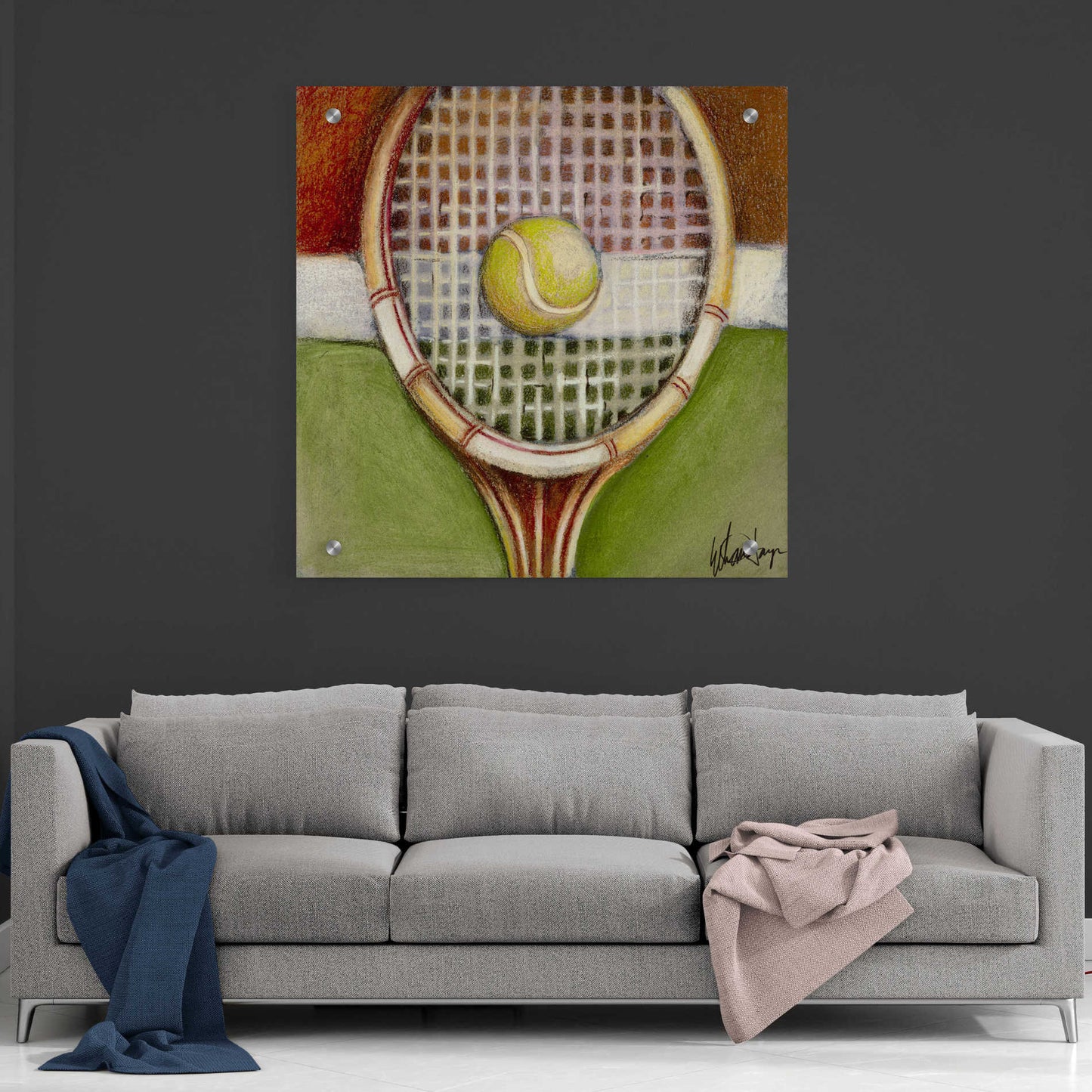 Epic Art "40 Love" by Ethan Harper, Acrylic Glass Wall Art,36x36