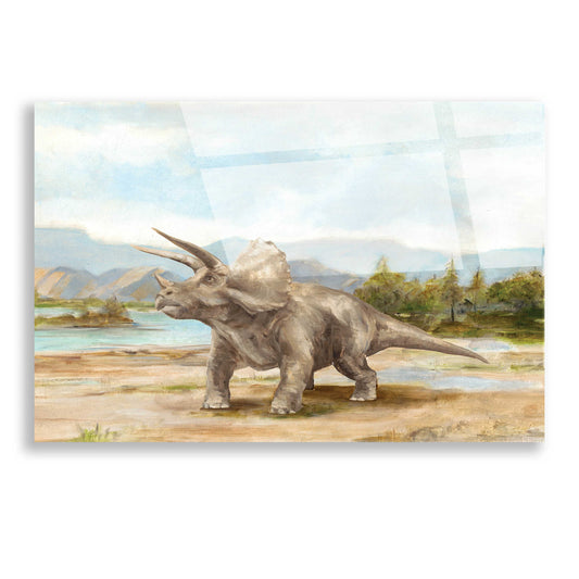 Epic Art "Dinosaur Illustration II" by Ethan Harper, Acrylic Glass Wall Art