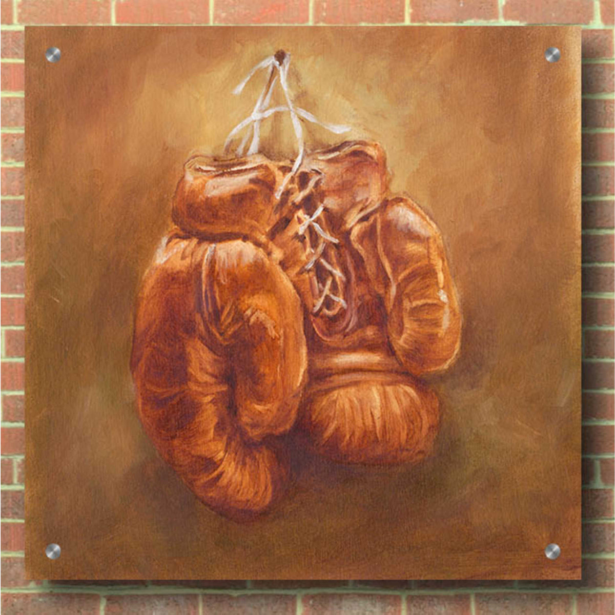 Epic Art "Rustic Sports I" by Ethan Harper, Acrylic Glass Wall Art,36x36