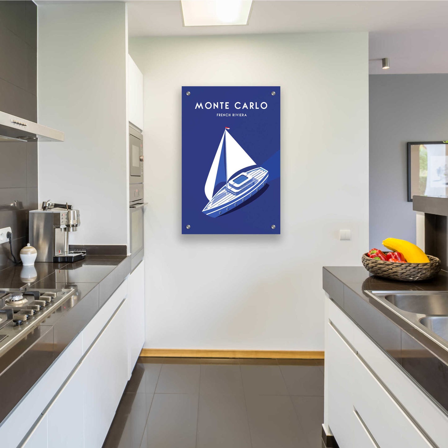 Epic Art 'Montecarlo' by Arctic Frame Studio, Acrylic Glass Wall Art,24x36