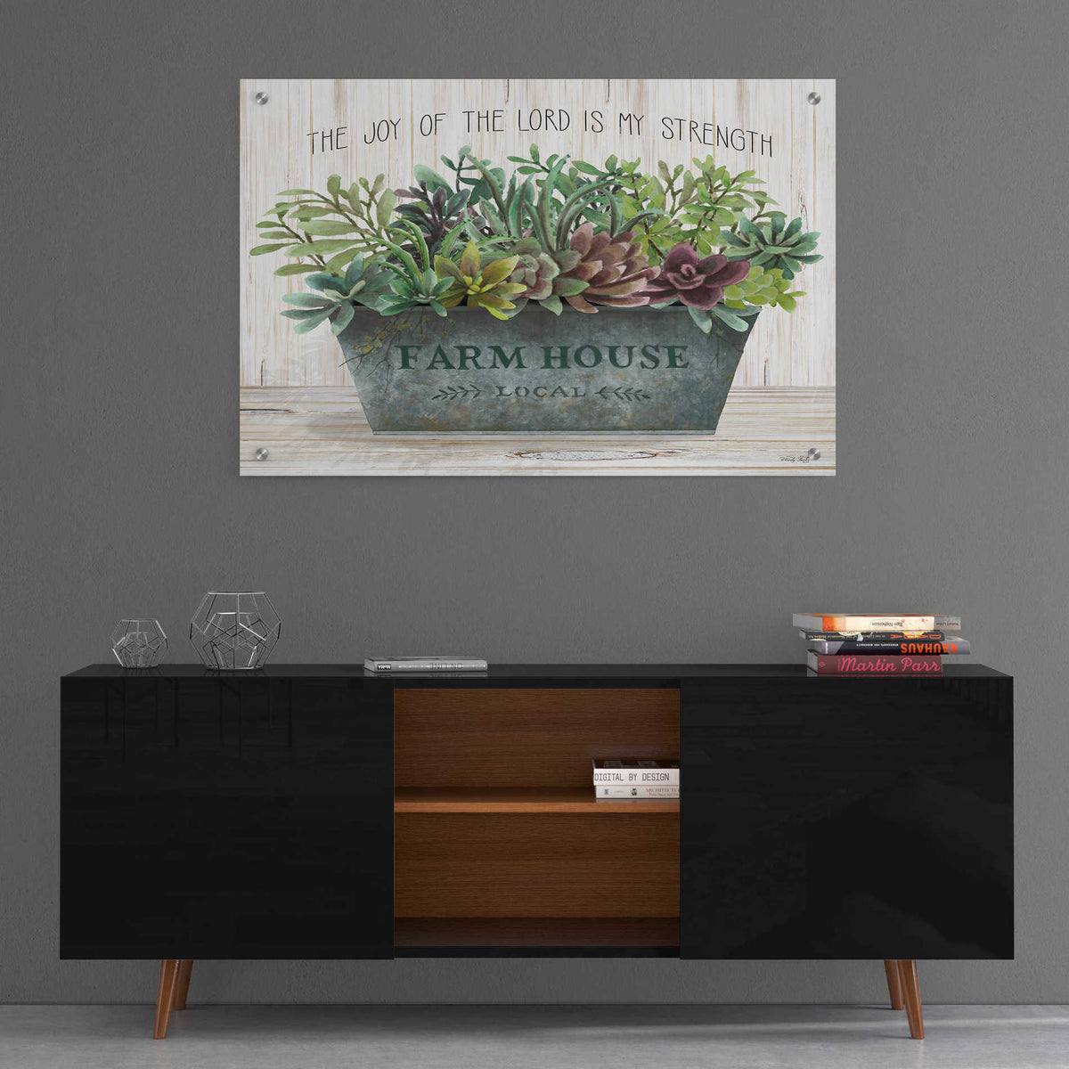 Epic Art 'The Joy of the Lord' by Cindy Jacobs, Acrylic Glass Wall Art,36x24